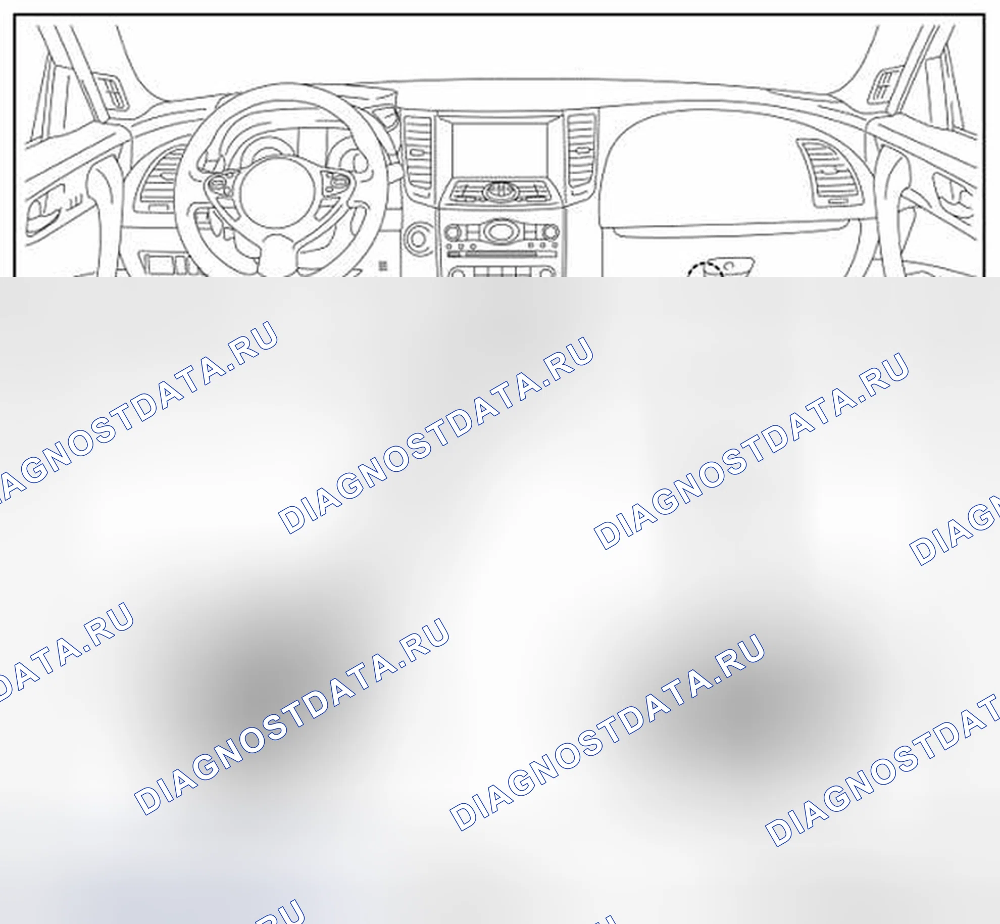 Рис. 54. Infiniti FX37 II рестайлинг