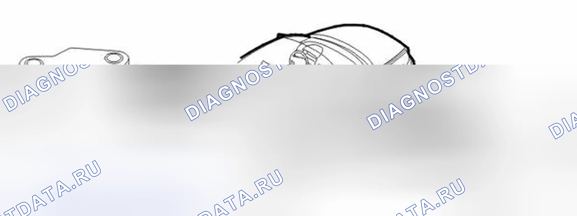 Рис. 136: ДАТЧИК БОКОВОГО УДАРА. Volvo S40 II рестайлинг