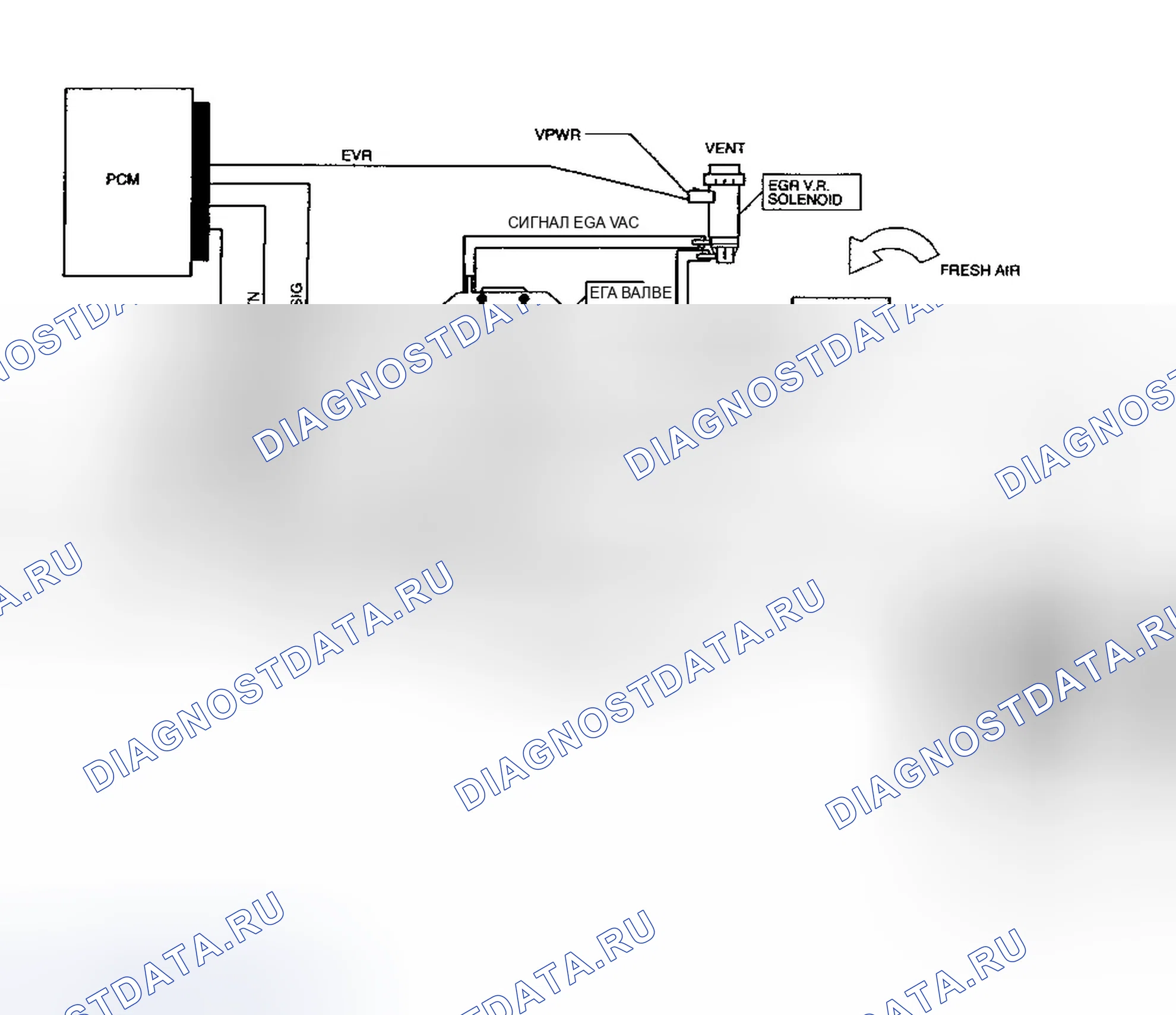 Рис. 347: Компоненты системы Dpfe. Ford Cab & Chassis F350 