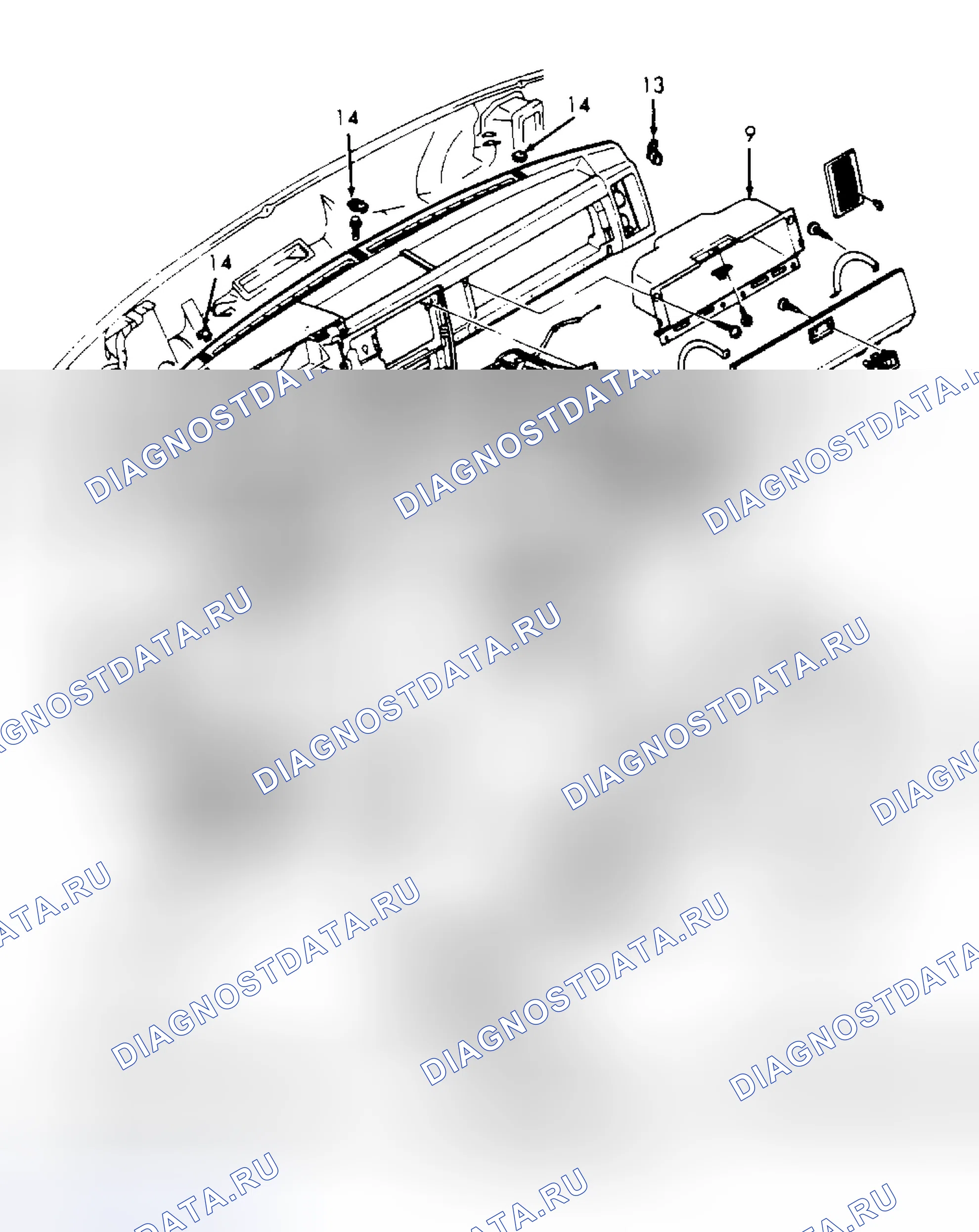Рис. 3: Демонтаж и монтаж (B2200 и B2600i). Mazda Demio IDJ