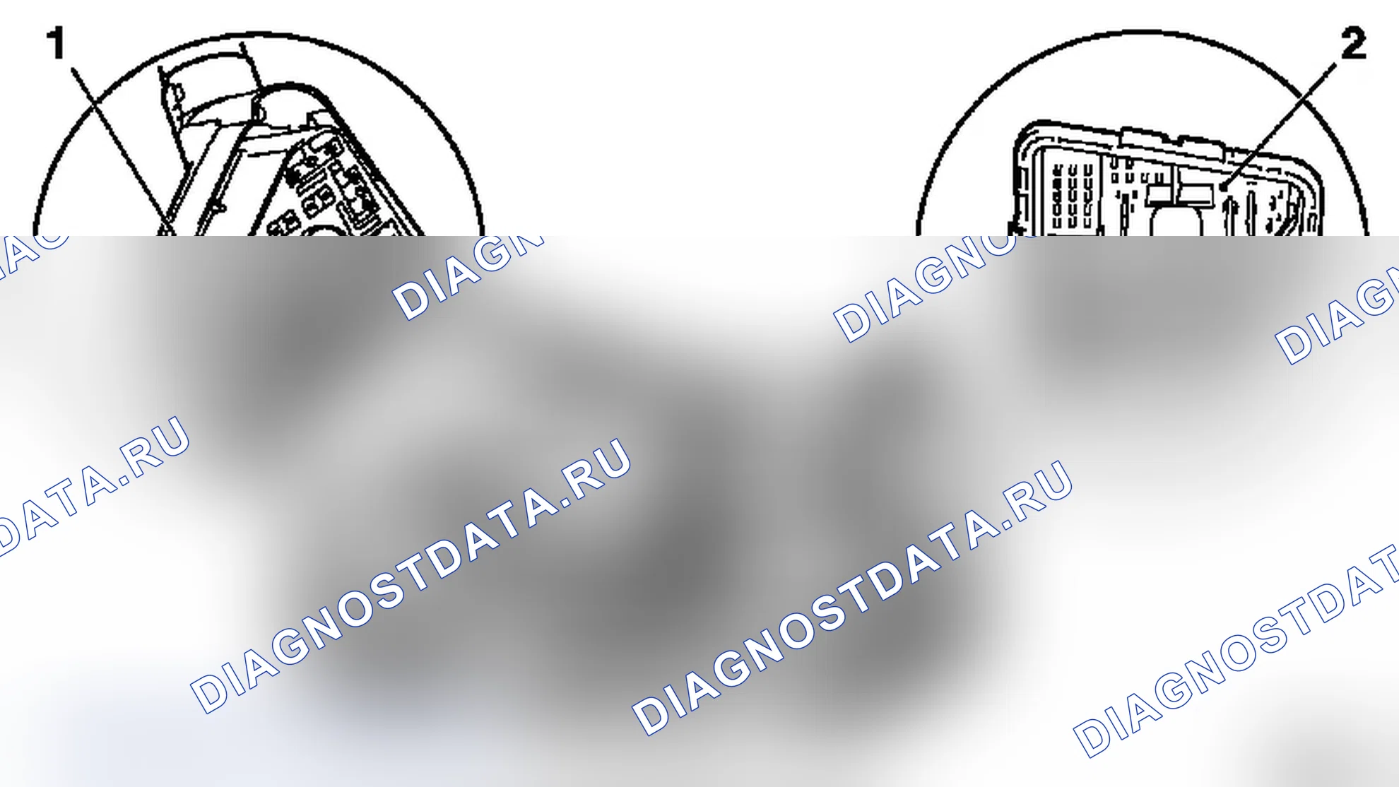 Электрооборудование, приборы Разъем жгута проводов на торцевой панели. Opel Astra G