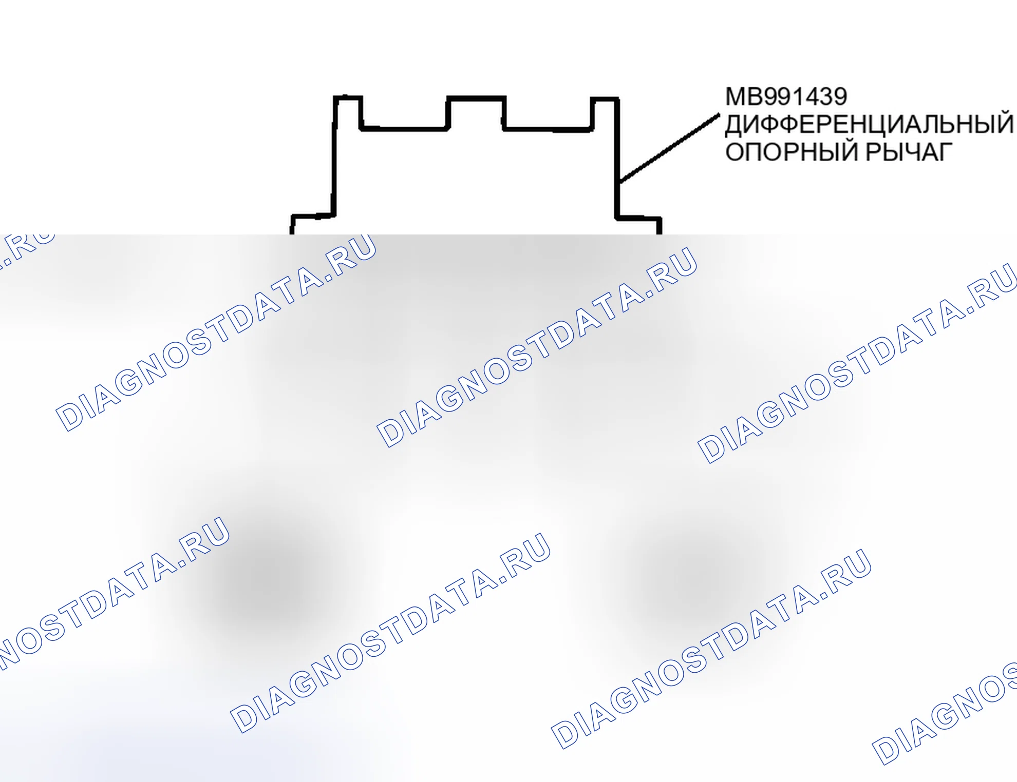 Рис. 56: <ДИФФЕРЕНЦИАЛЬНЫЙ ОПОРНЫЙ РЫЧАГ>. Mitsubishi Lancer Evolution IX