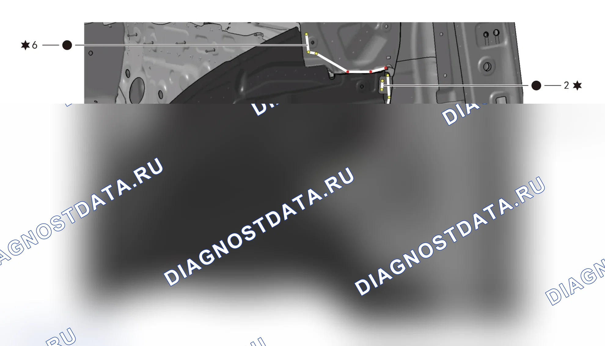 Передняя продольная балка — Haval Dargo. Haval Dargo II
