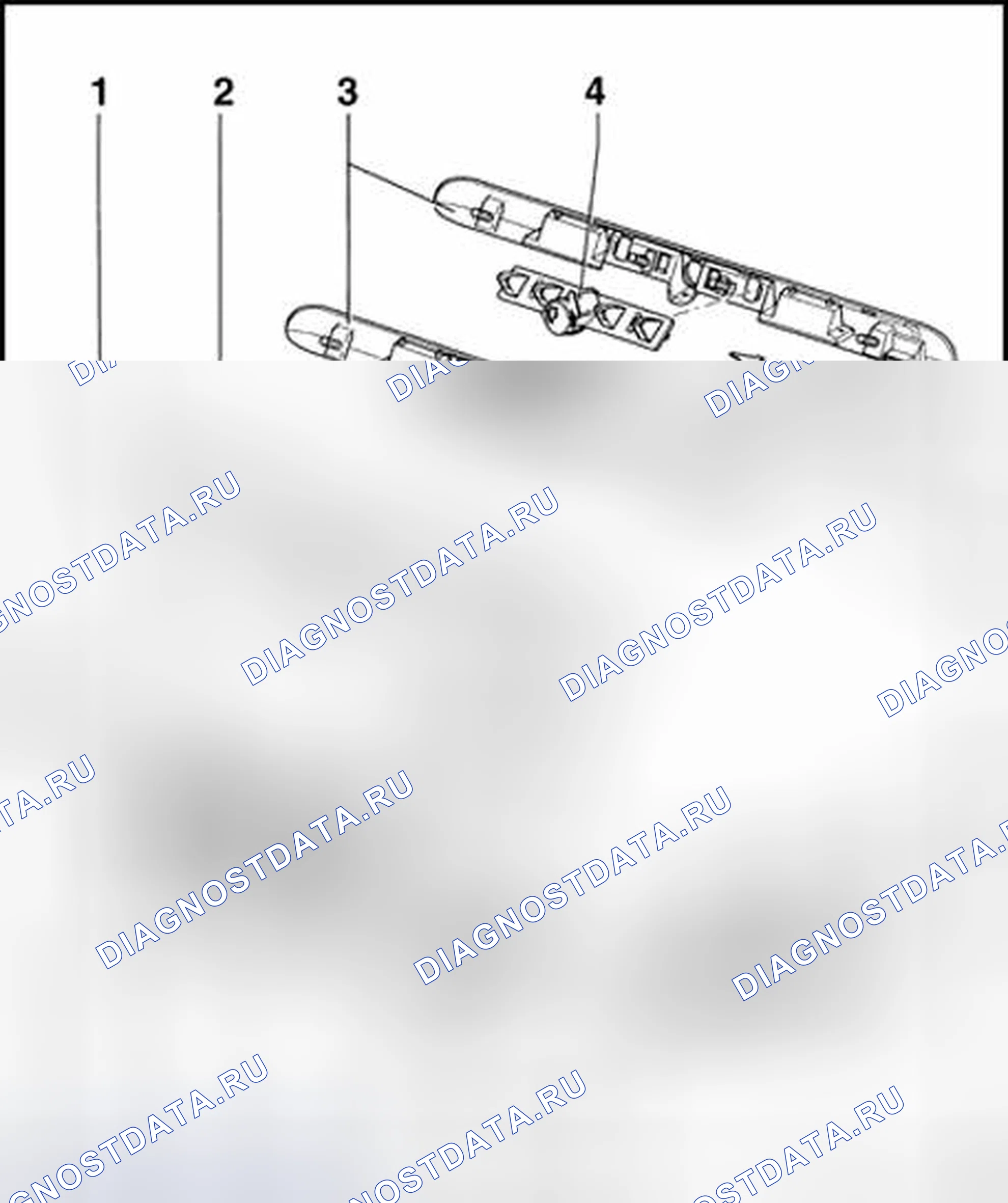 Рис. 89: Замок двери багажника (вагон), обзор сборки 09.00. Volkswagen Passat B5 рестайлинг