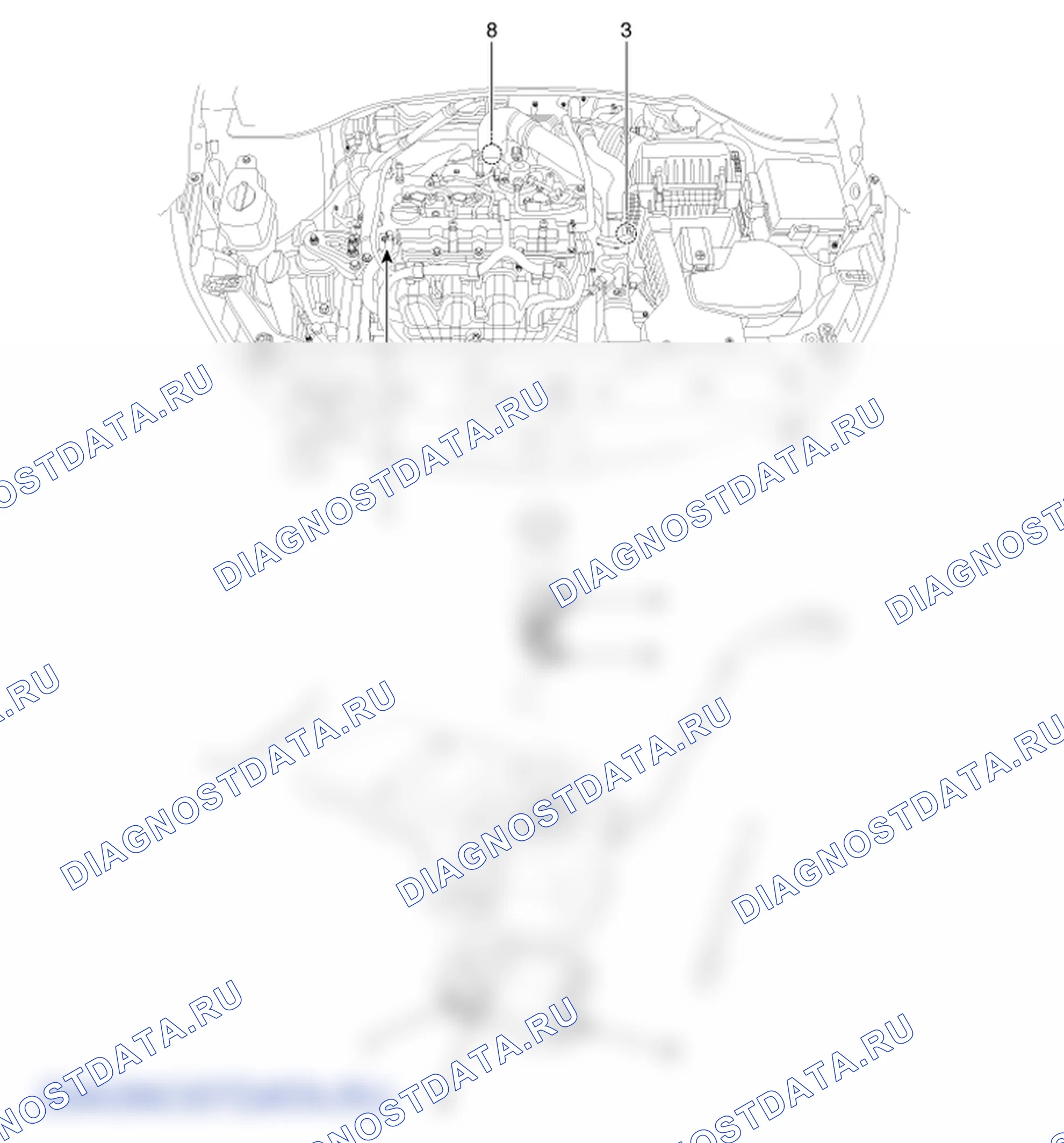 Компоненты и их расположение. Hyundai Santafe Sport DMA