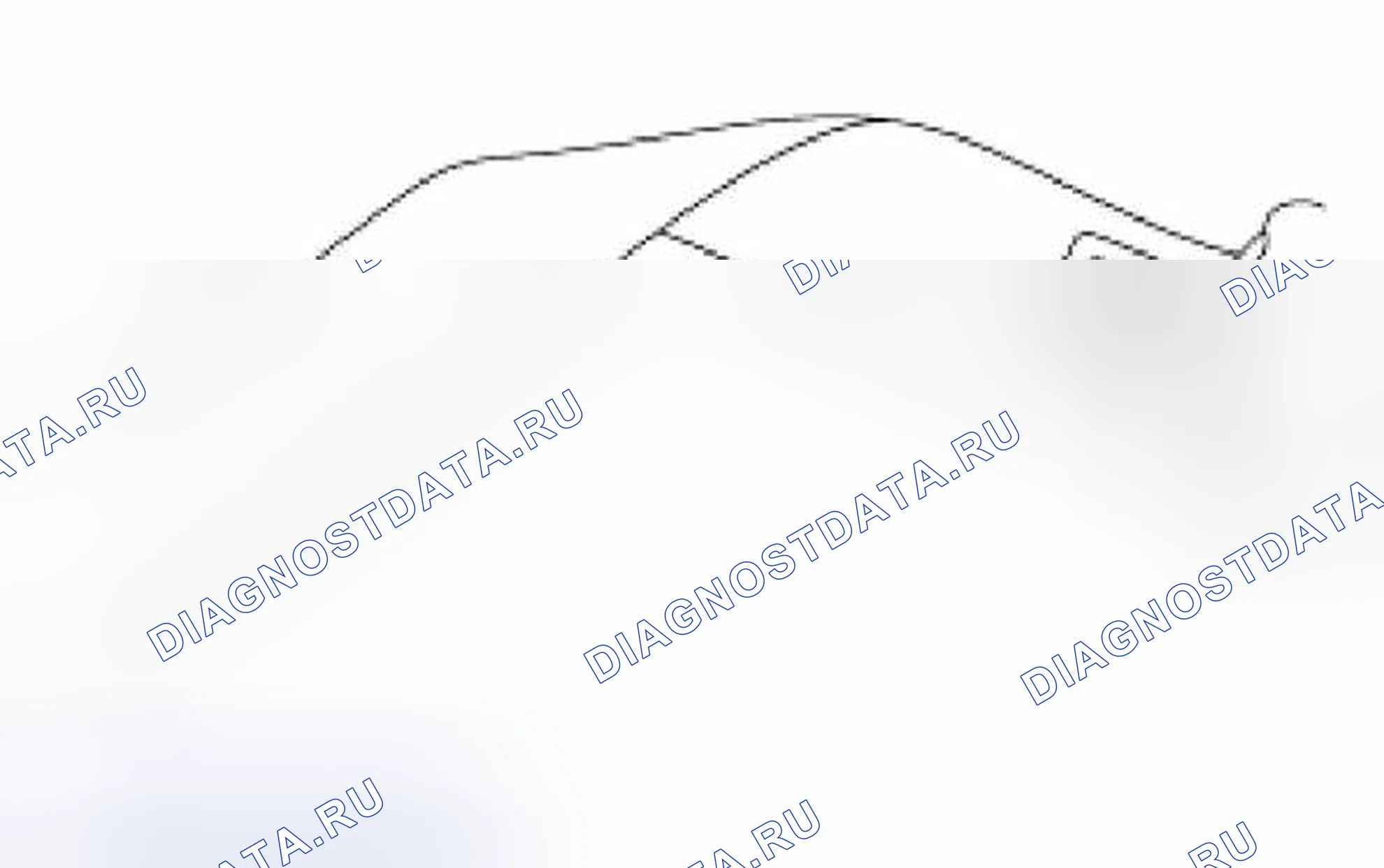 Рис. 75: Язычок ремня безопасности, повернутый на ремне. Hyundai Lantra I