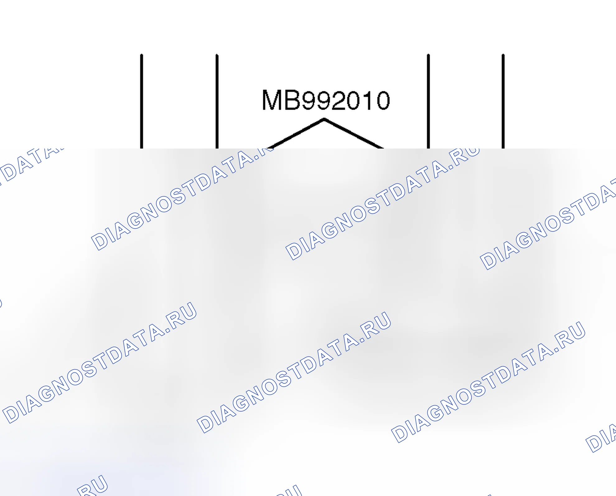 Рис. 501: < < B > > ДЕМОНТАЖ ПОРШНЯ И ШАТУНА В СБОРЕ. Mitsubishi Galant IX рестайлинг