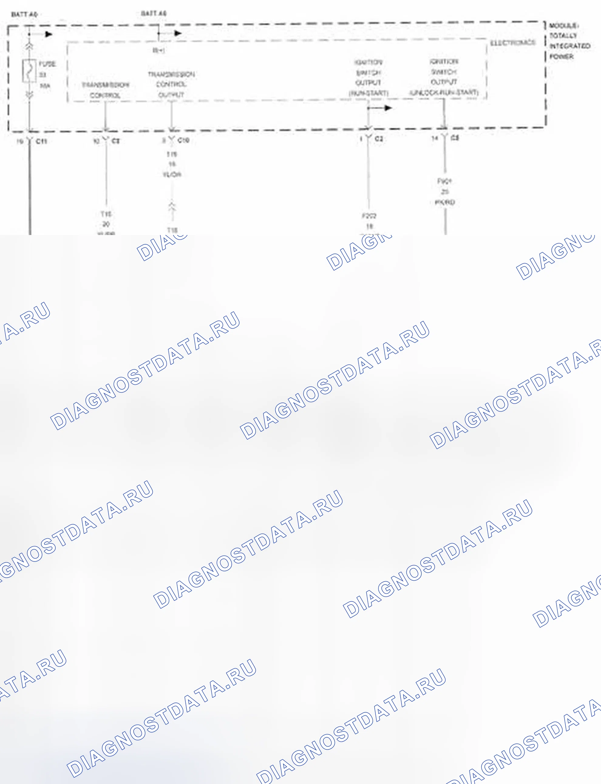 Рис. 800: НИЗКОЕ НАПРЯЖЕНИЕ P0562-аккумулятор. Chrysler 200 I