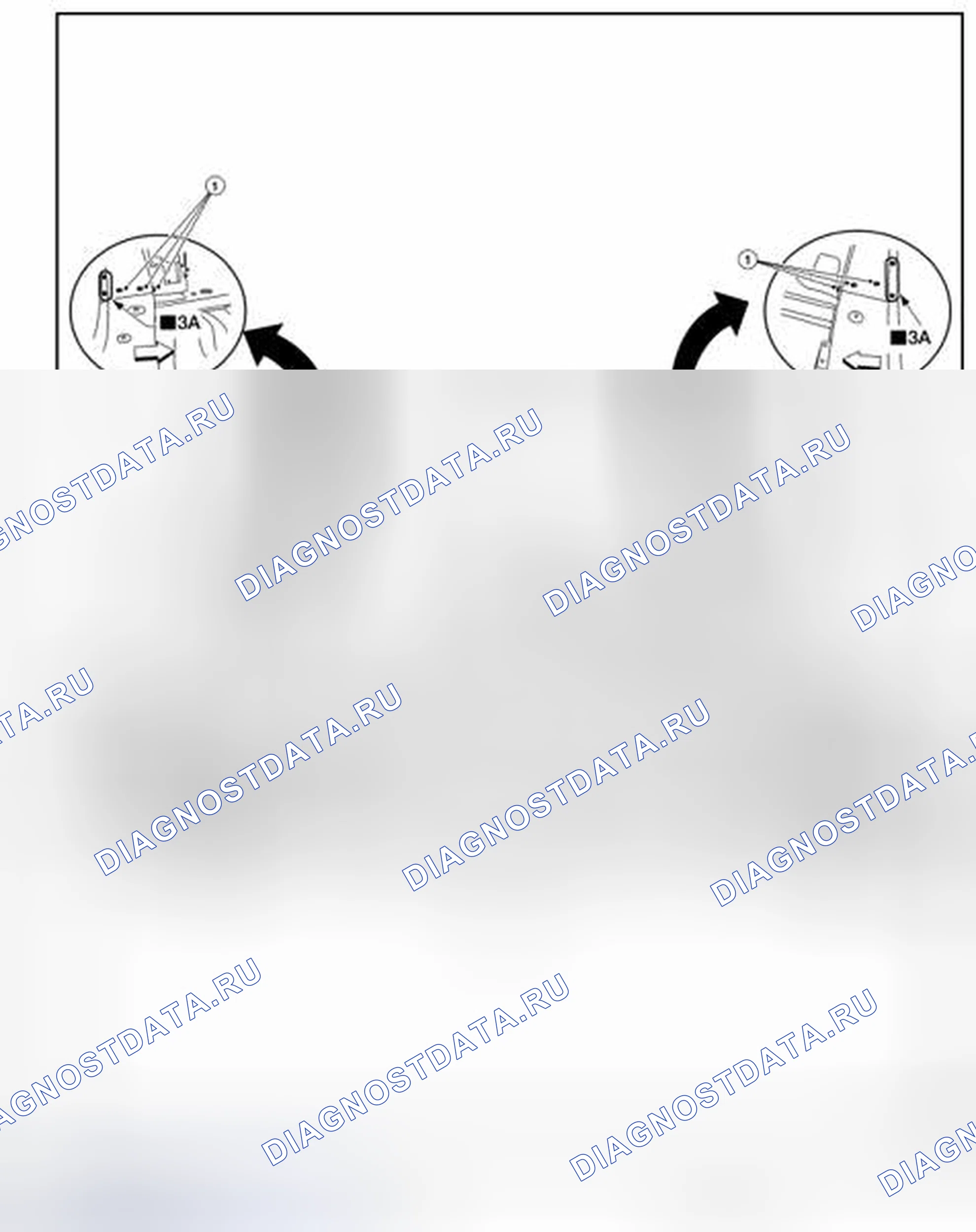 Рис. 218: Задняя панель. Nissan Rogue II