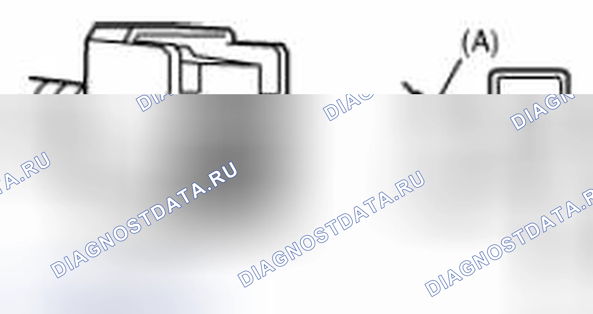 Рис. 8: Проверка напряжения между клеммой " G46-11 " разъема SDM и заземлением корпуса. Suzuki Grand Vitara II рестайлинг 2