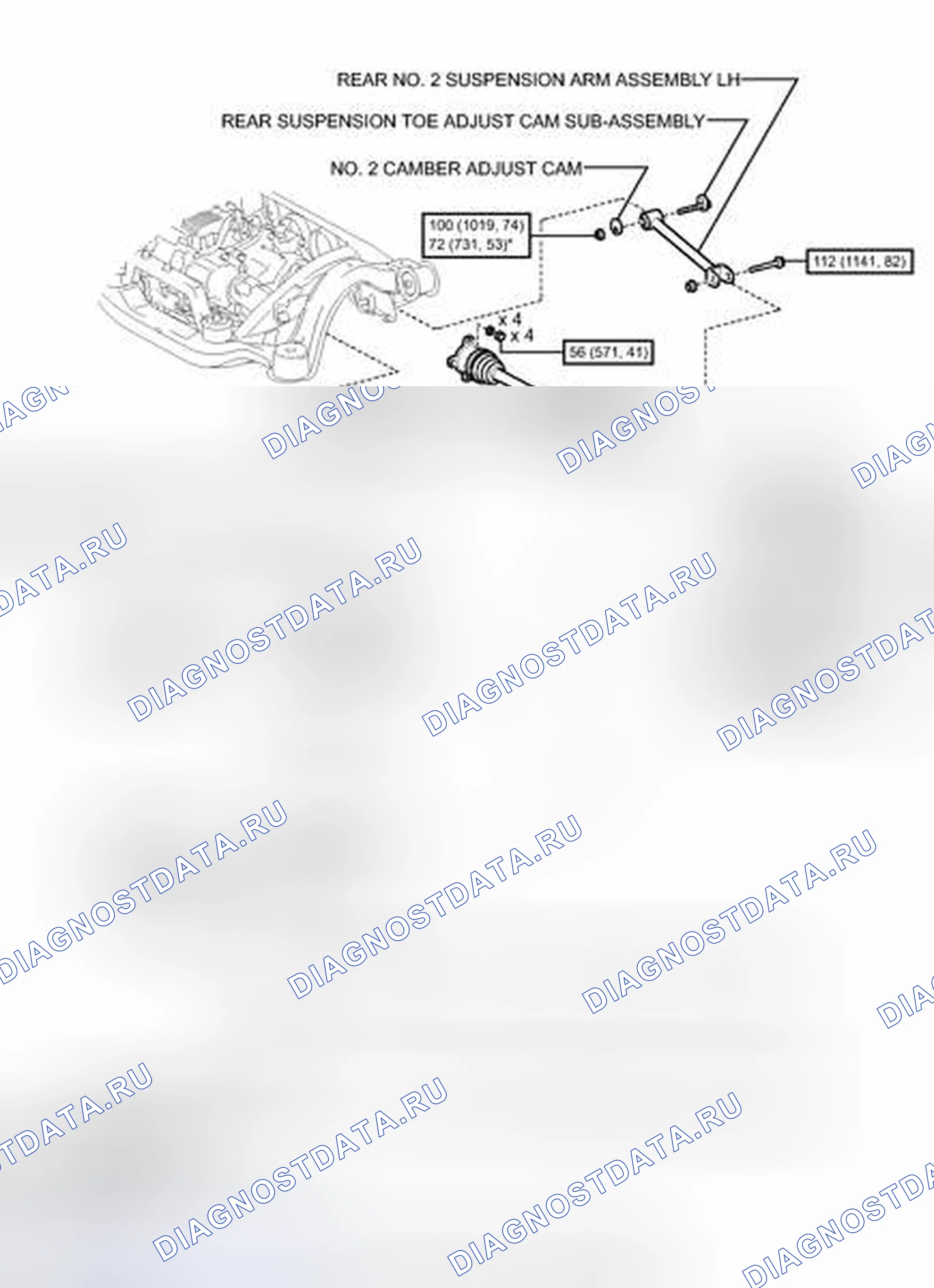 Рис. 381: ИЛЛЮСТРАЦИЯ. Toyota Highlander II рестайлинг