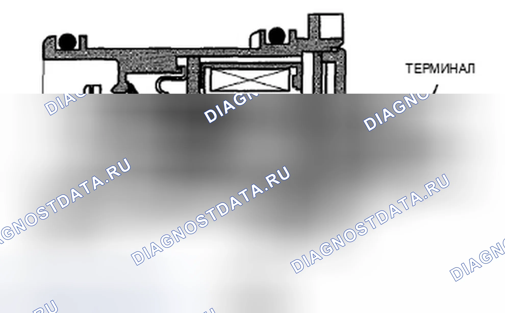 Рис. 353: Запорный клапан вентиляции канистры EVAP. Acura TSX II