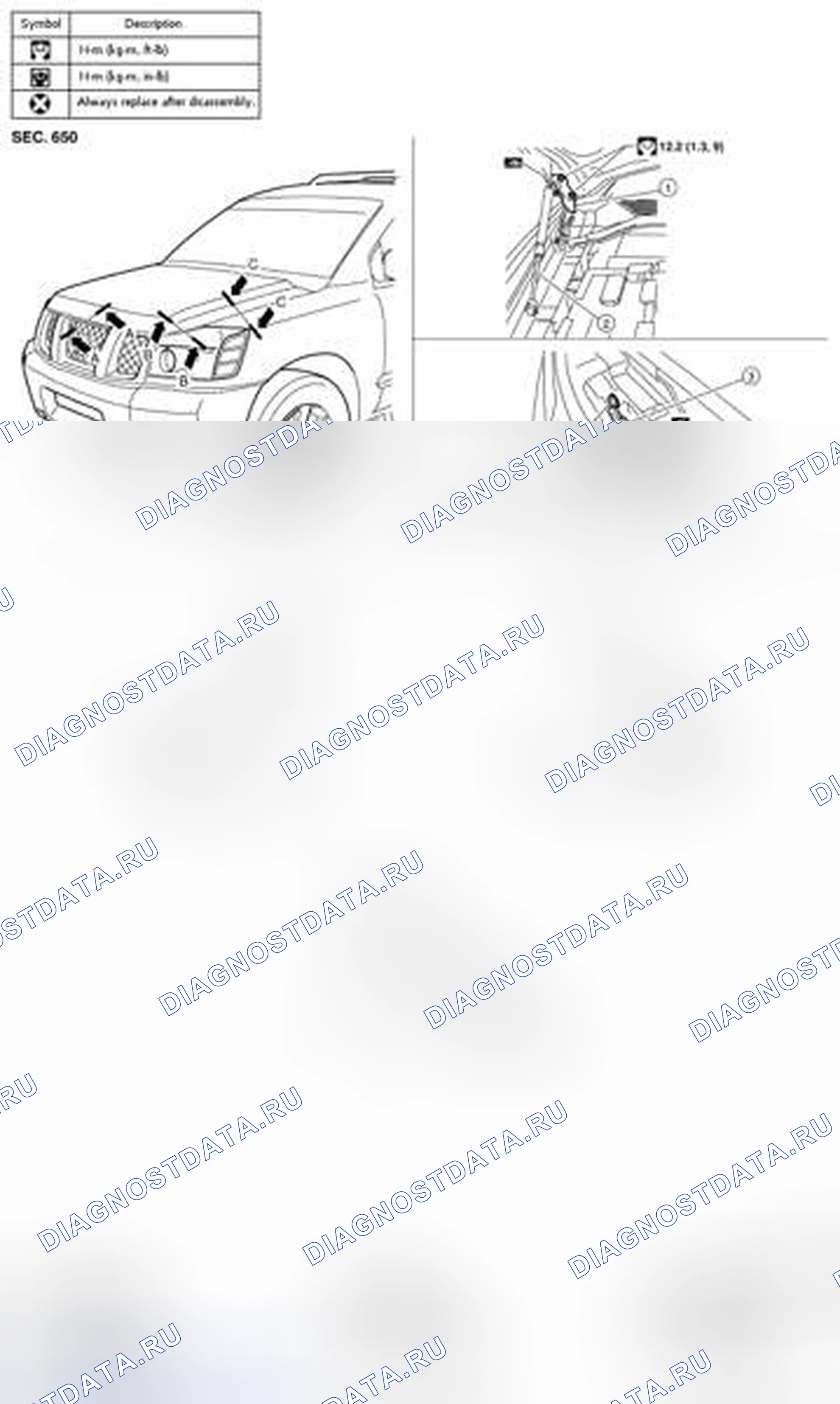 Рис. 240: Регулировка фитинга. Honda N-VAN I