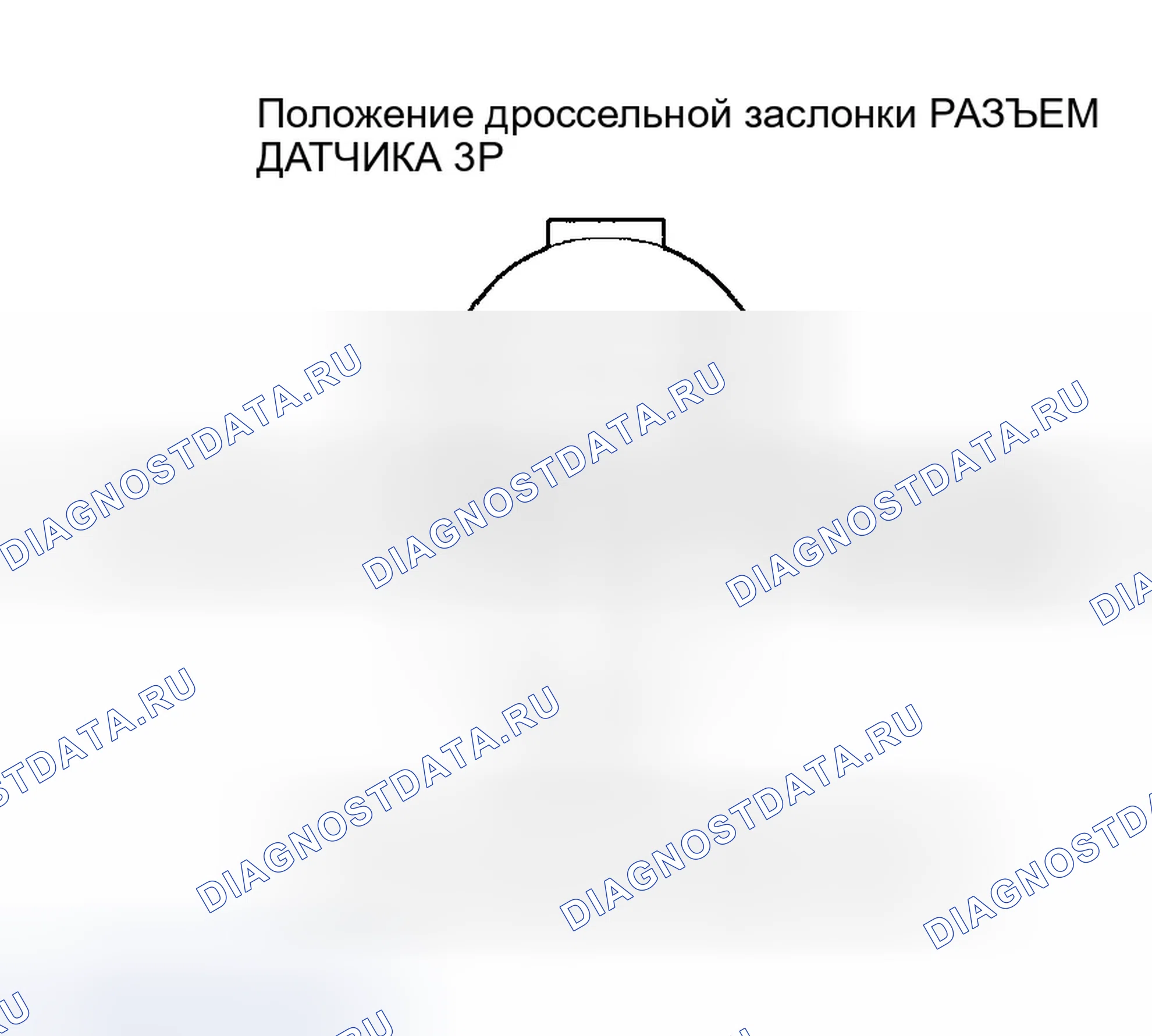 Рис. 186: расшифровка кода ошибки P0123 - ' 99-00, ' 02-04 Модели: Высокое напряжение цепи датчика Tp. Honda Odyssey II