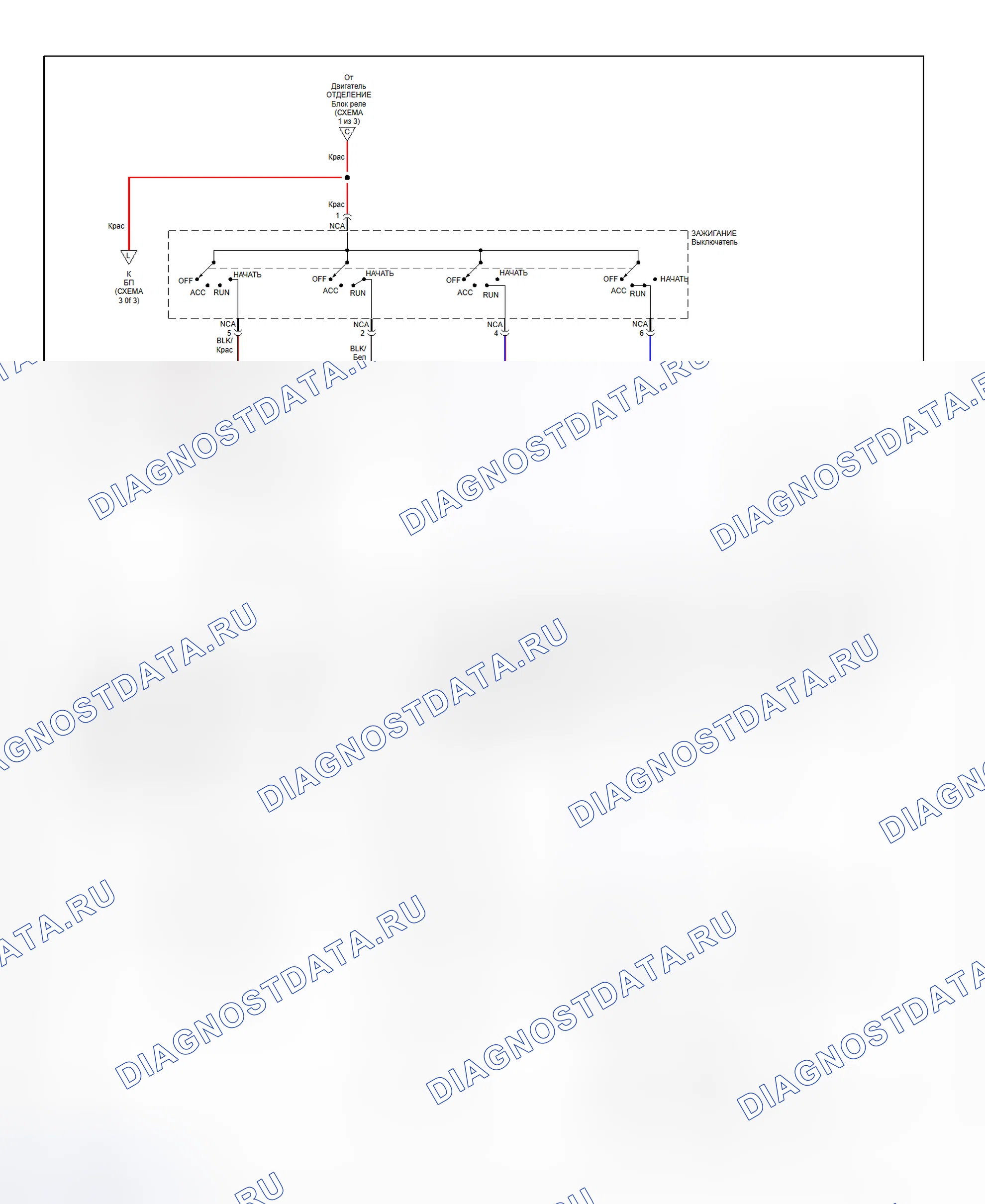 Power Distribution Circuit (2 of 3). Mitsubishi Diamante II