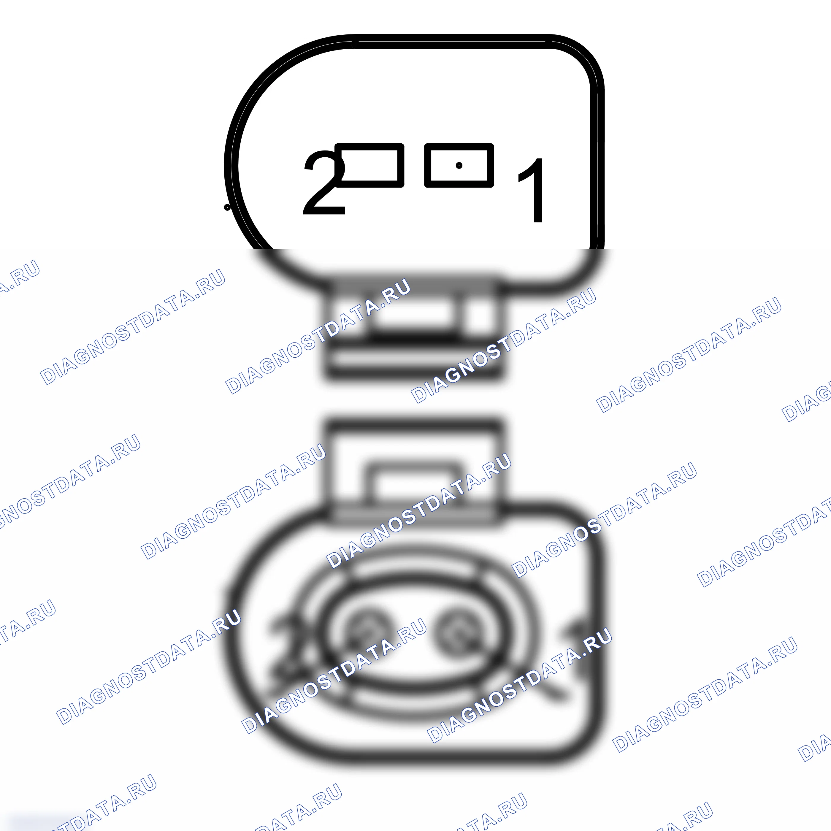 Распиновка разъёма 1J0 973 722 — внешний вид и расположение контактов. Porsche Cayenne II