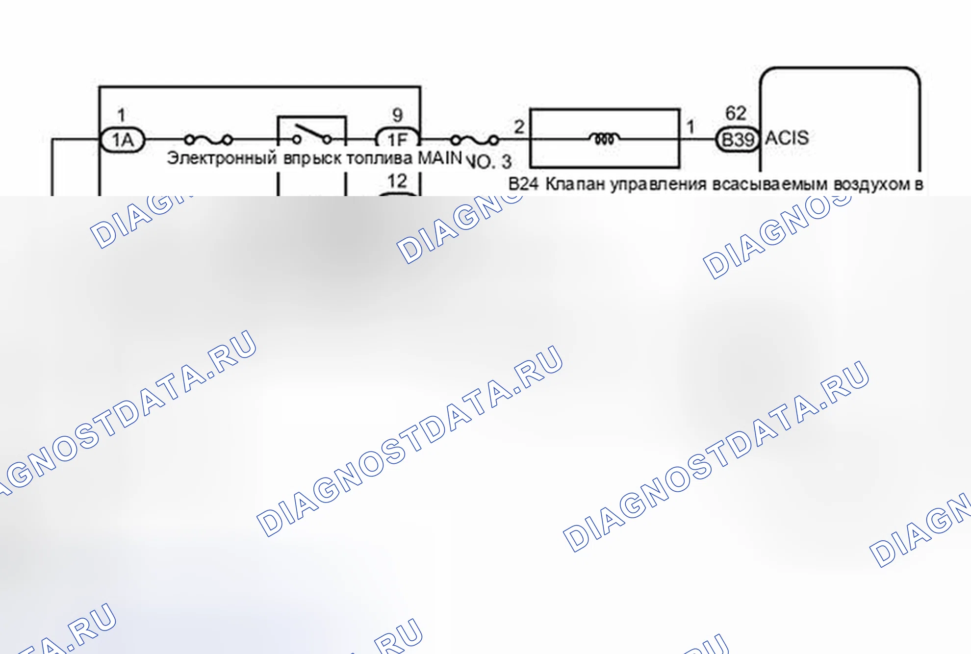Рис. 319: электросхема. Toyota Venza I