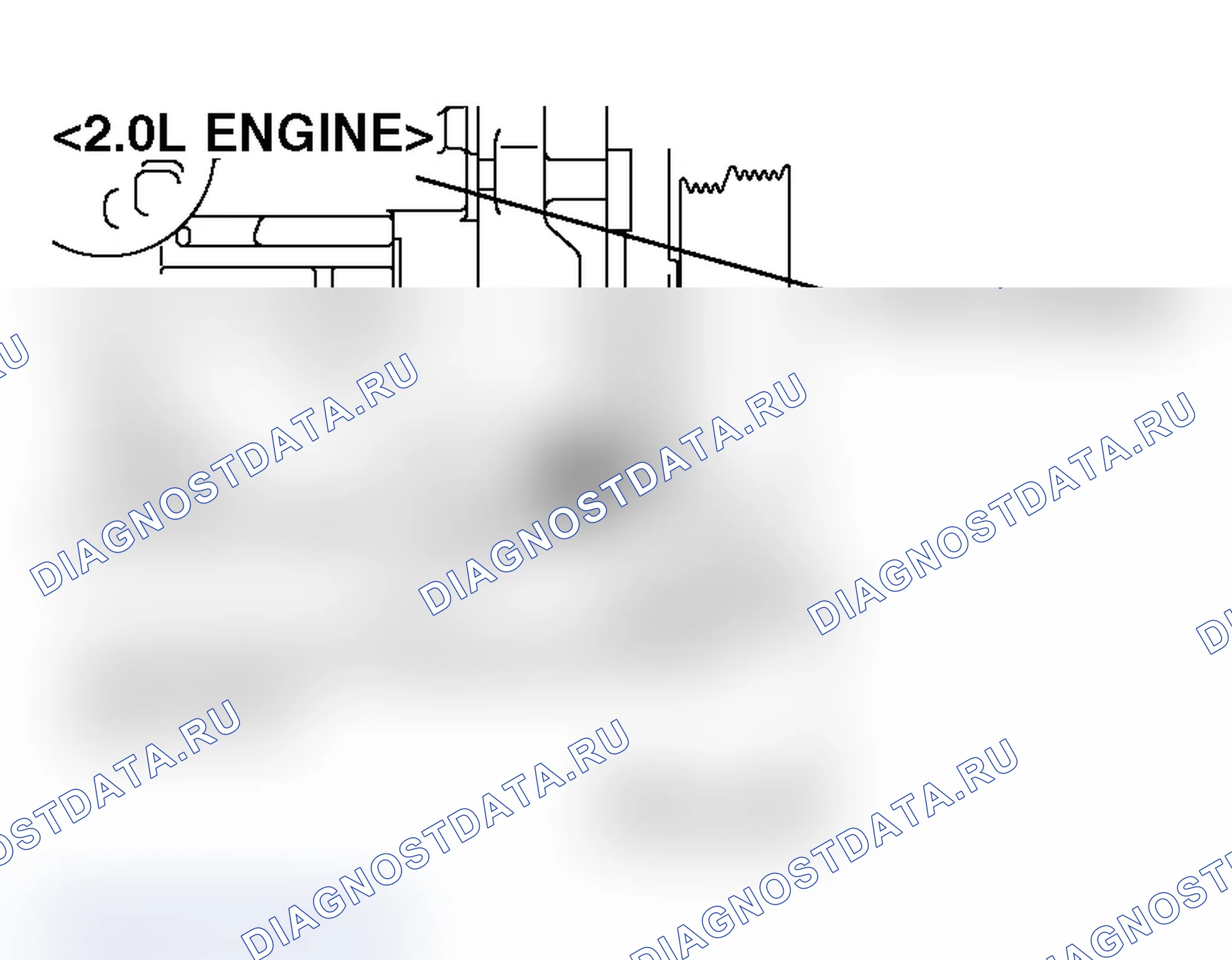 Рис. 12: ПРОВЕРКА ДАВЛЕНИЯ МАСЛА В ДВИГАТЕЛЕ. Mitsubishi Lancer Ralliart IX рестайлинг
