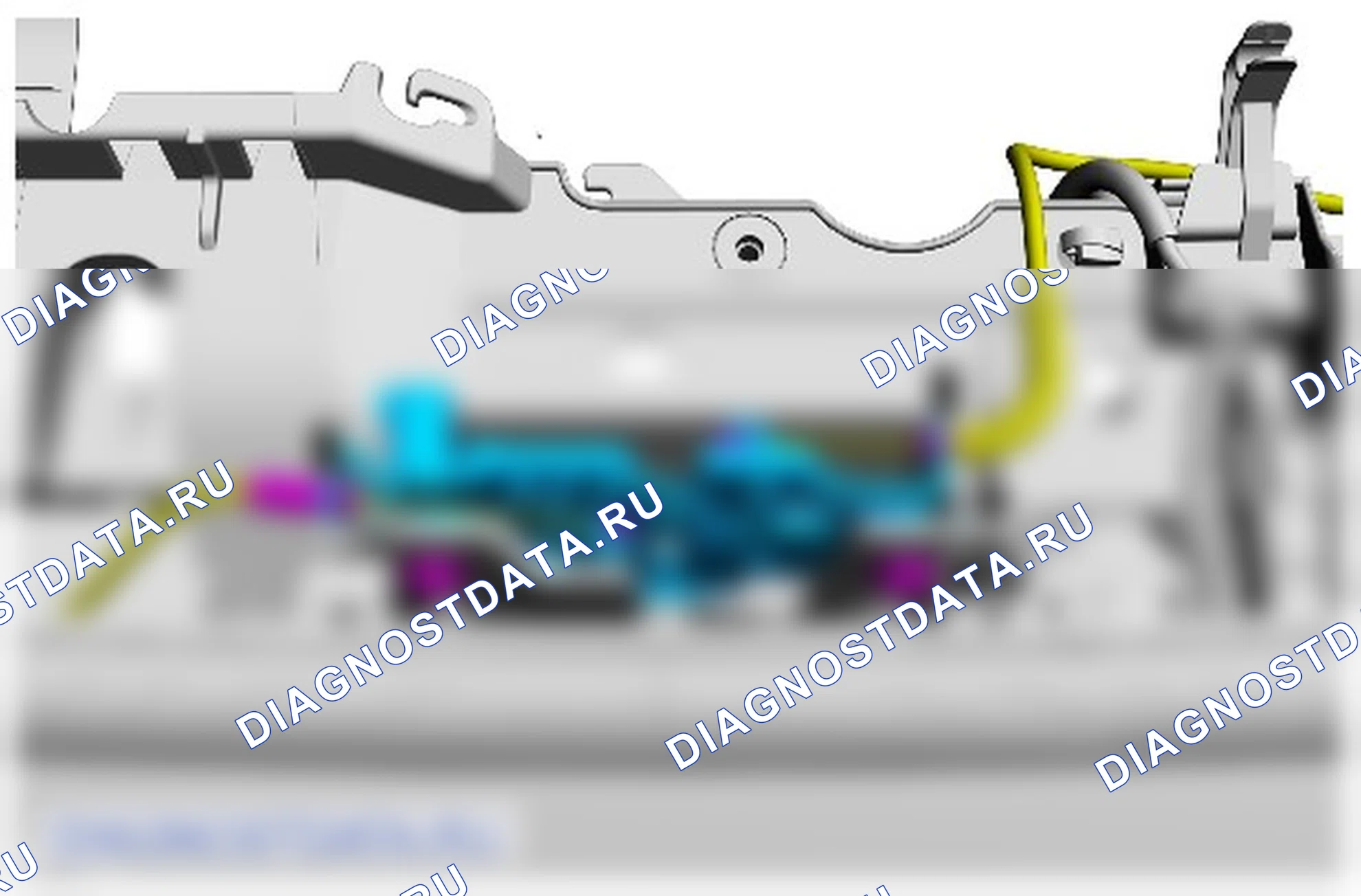Как снять и установить защёлку капота. Ford Tourneo Courier I