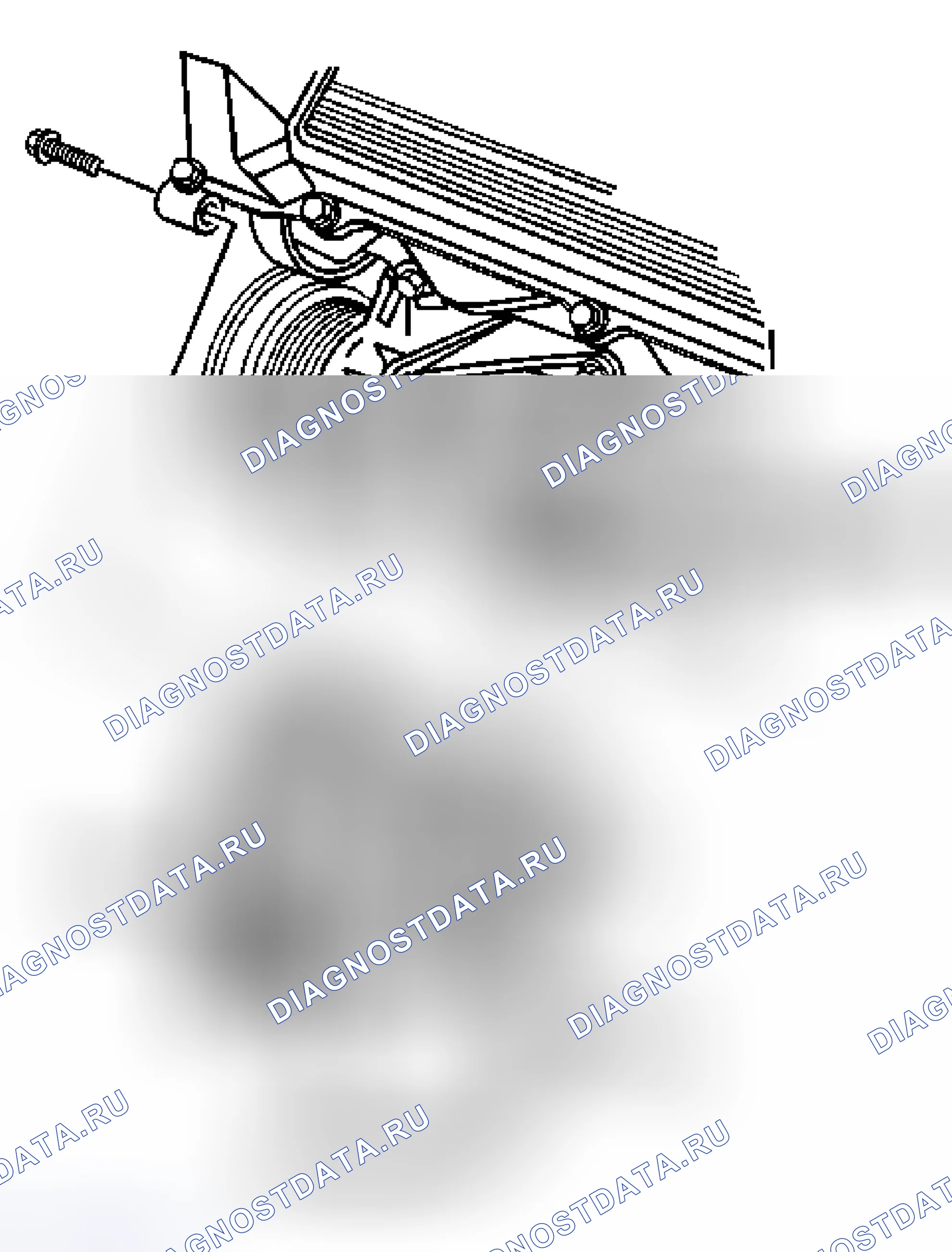 Рис. 2: Снятие и установка генератора переменного тока. Cadillac Eldorado X