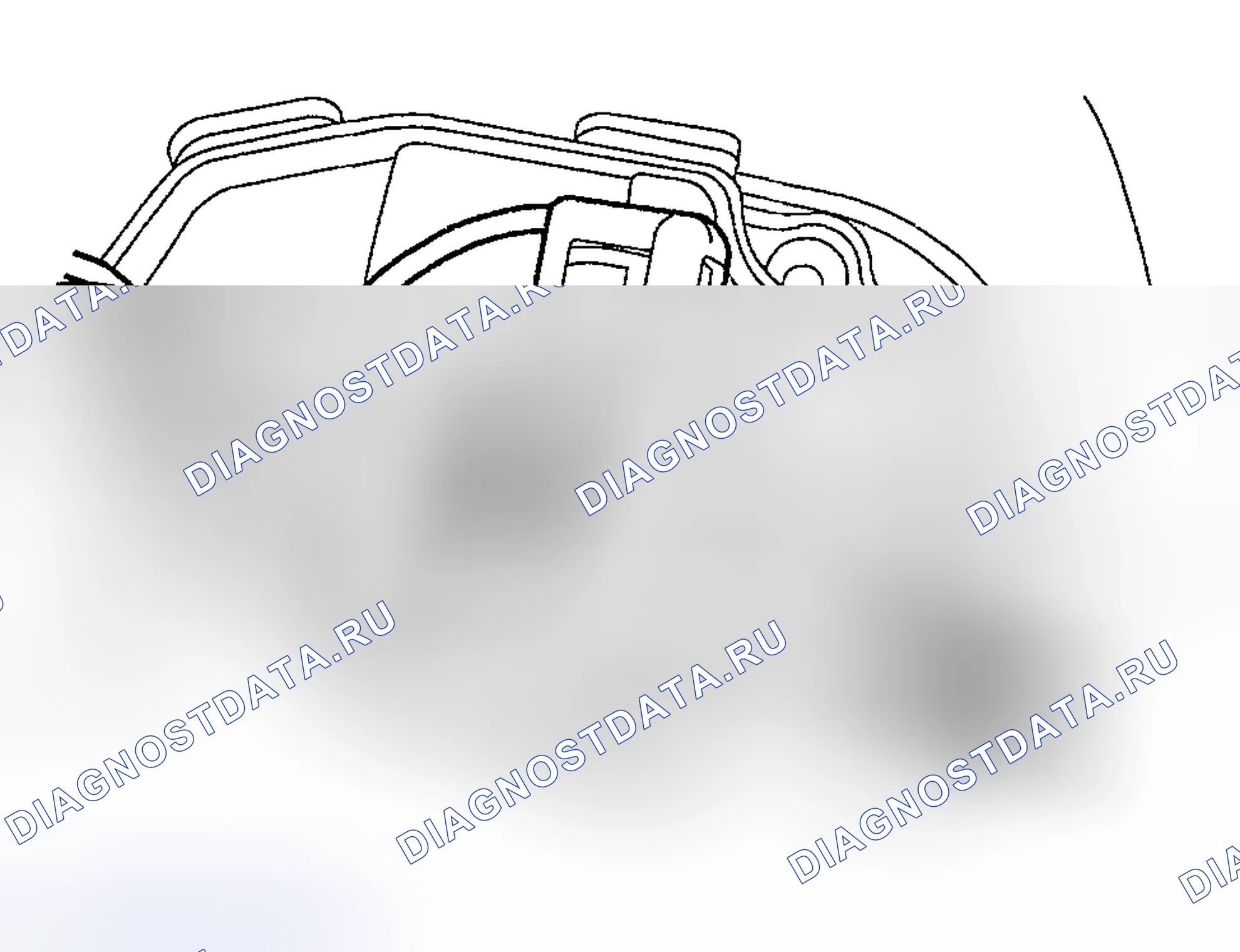 Рис. 100: Пункт 6: Демонтаж электродвигателя внешнего зеркала Примечание. Hyundai Nexo I