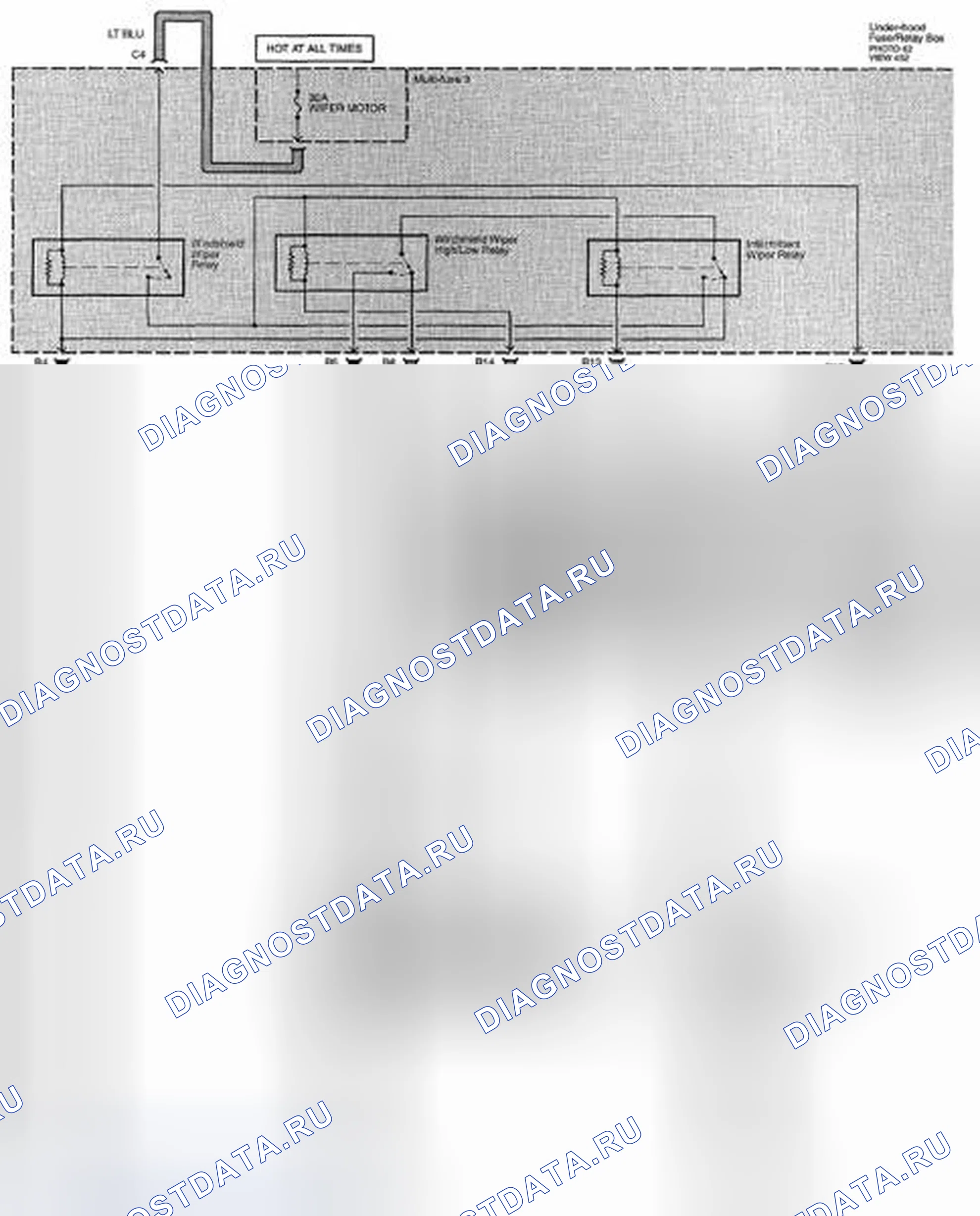 Рис. 222: Принципиальная схема очистки/мойки (стр. 91). Acura ZDX I