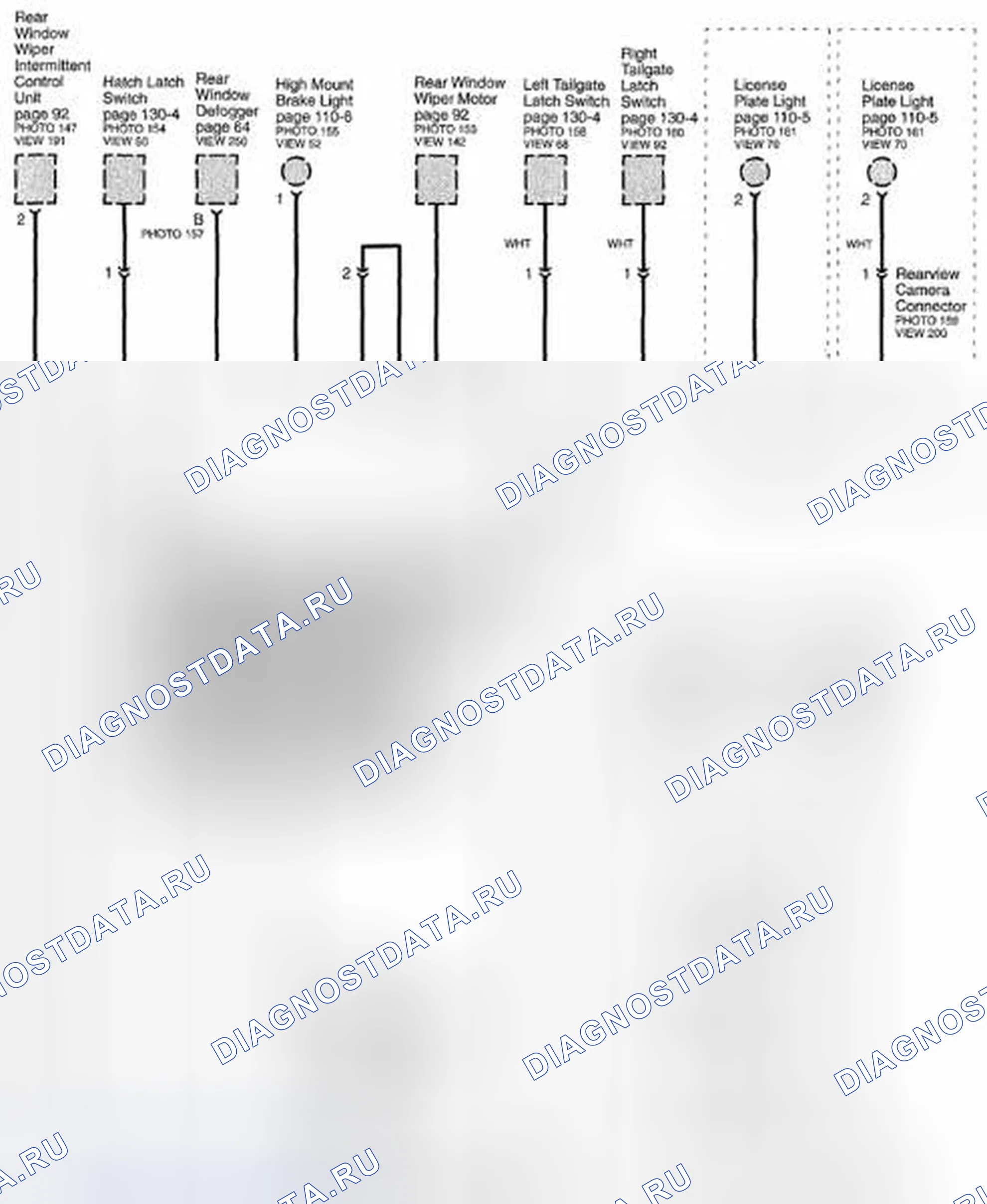 Рис. 132: Схема массы - G553, G711 и G771 (стр. 14-9). Honda Element YH2 рестайлинг 2