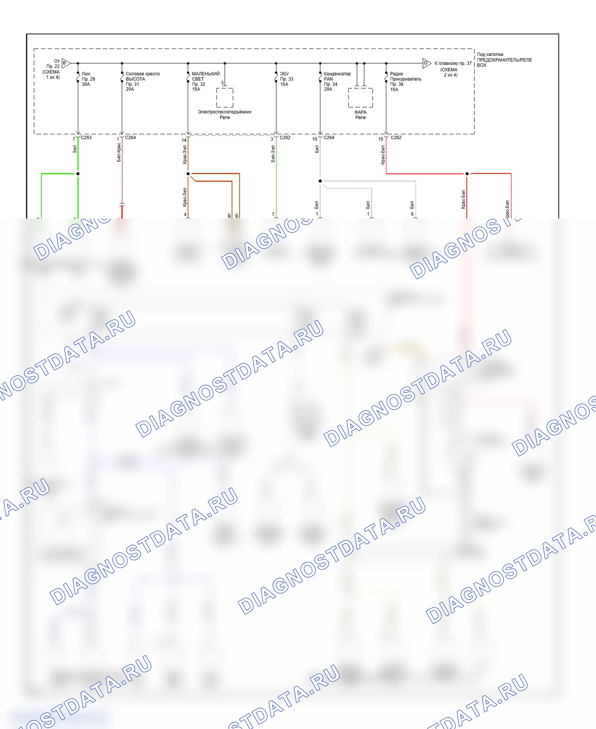 Power Distribution Circuit (2 of 4). Honda Odyssey I