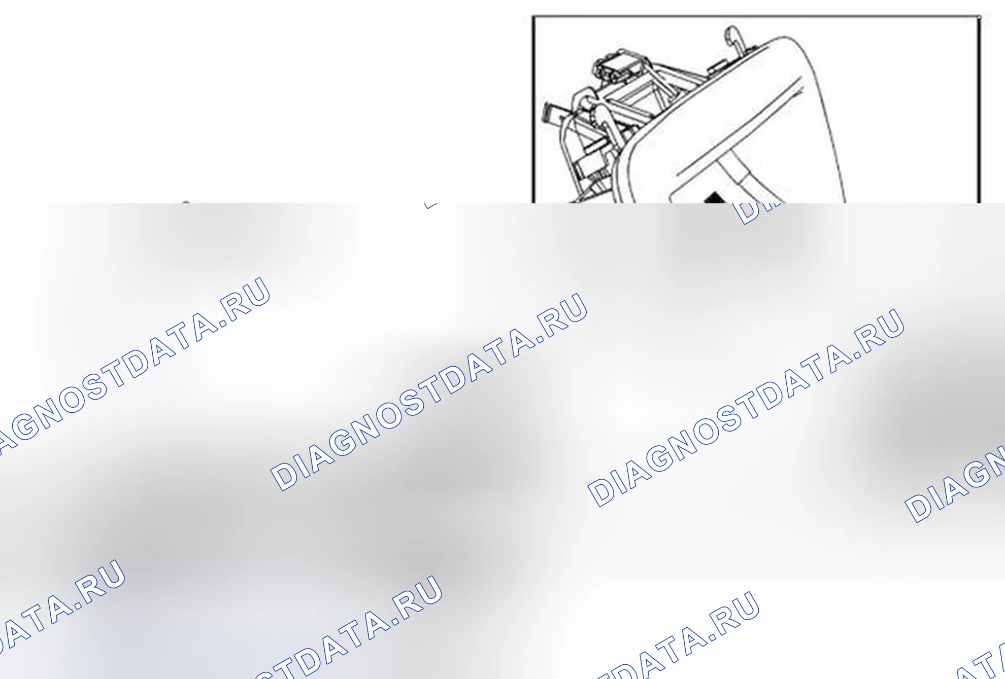 Рис. 23: Замена разъединителя дверь багажника. Buick Encore I