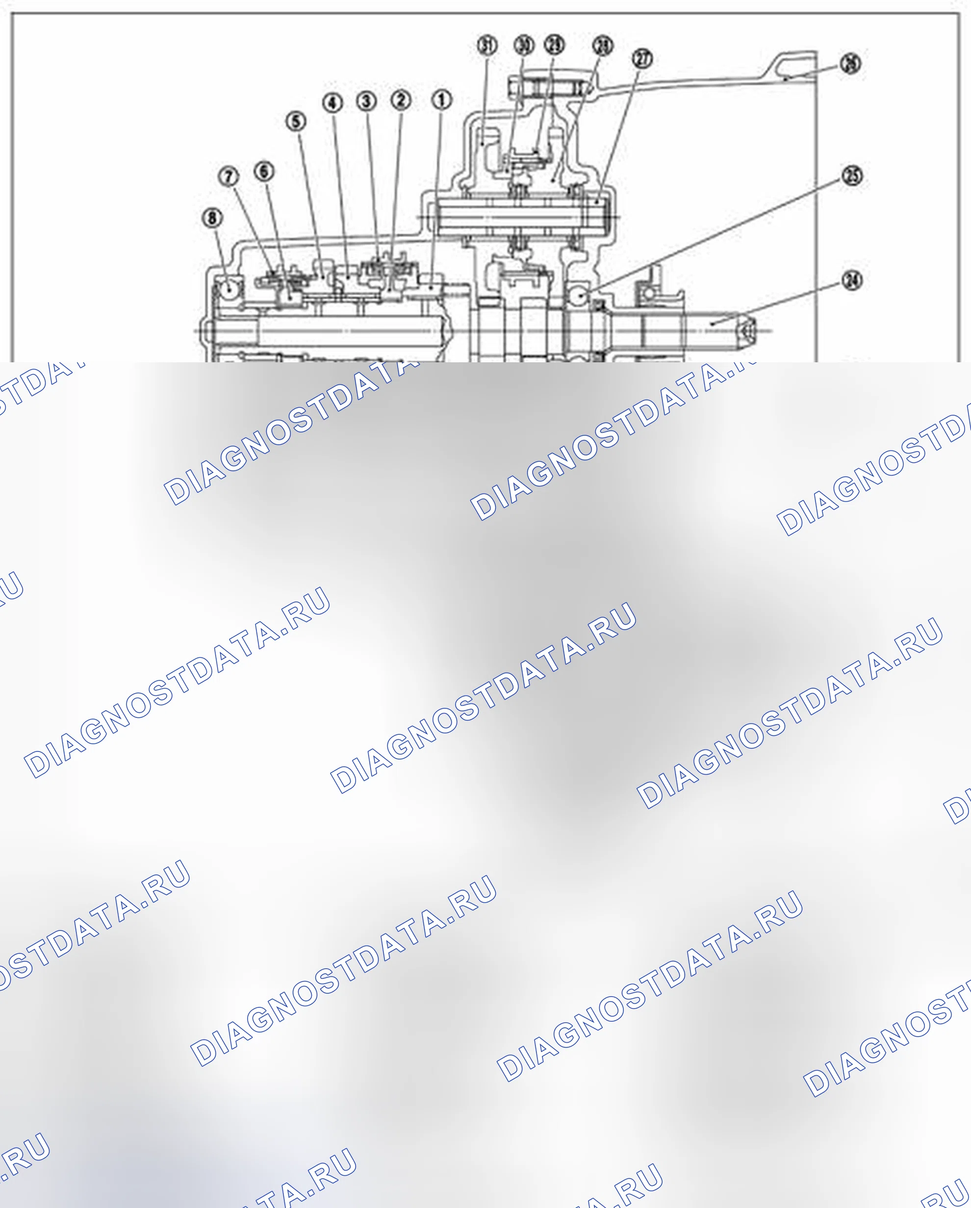 Рис. 2: Поперечное сечение. Nissan X-Trail I