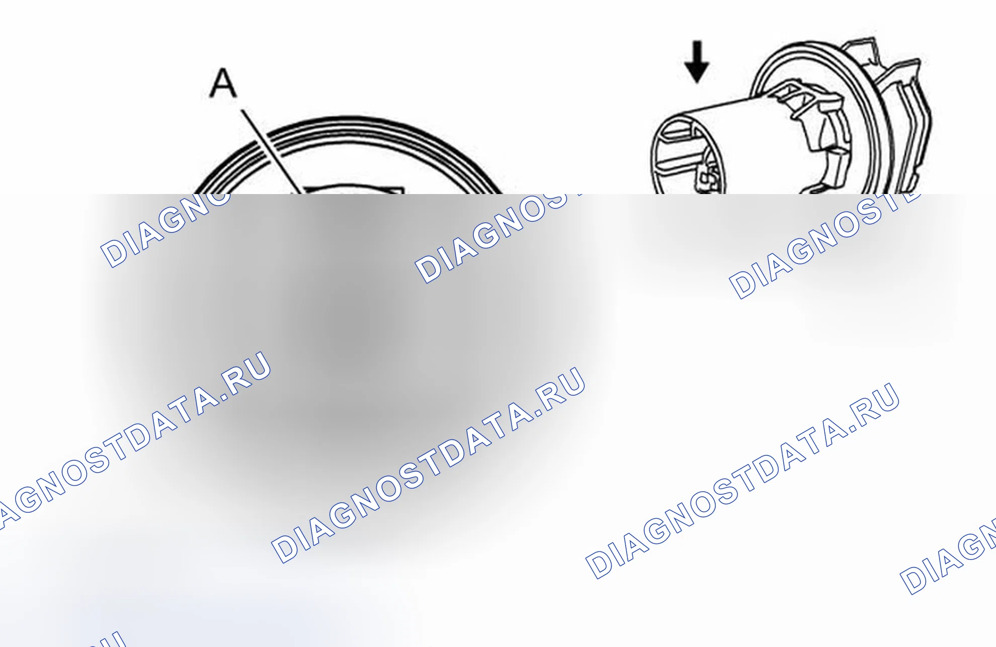 Рис. 376: Парковый фонарь - Левый фронт (Z88). Chevrolet Traverse I