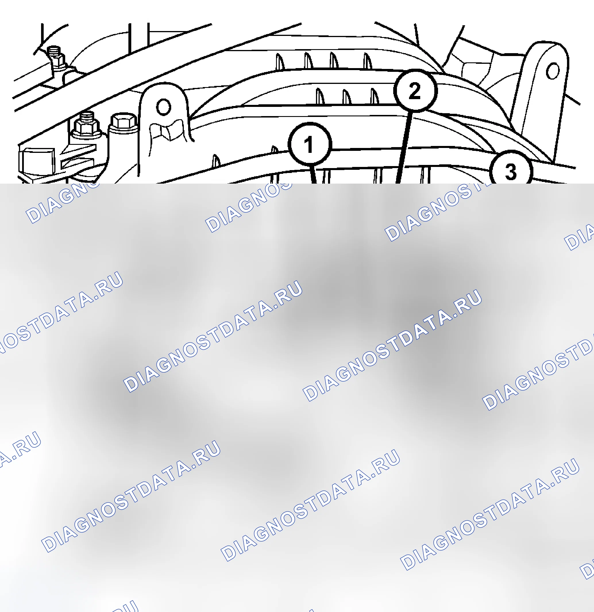 Рис. 4: 3.7л ДВИГАТЕЛЬ. Dodge Dakota III