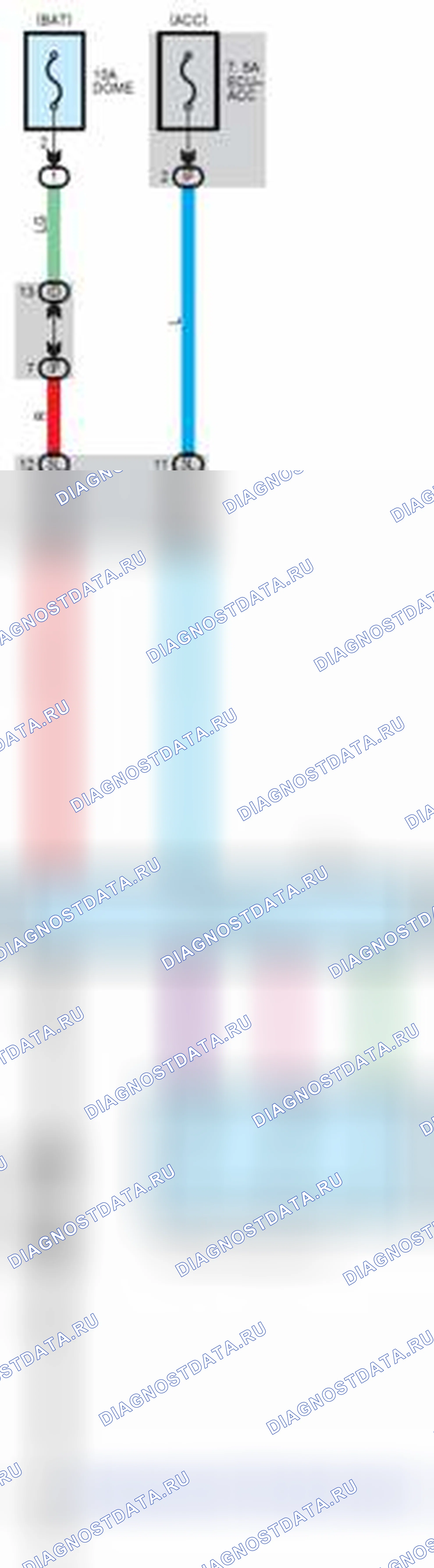 Рис. 808: Часы. Toyota Camry XV40