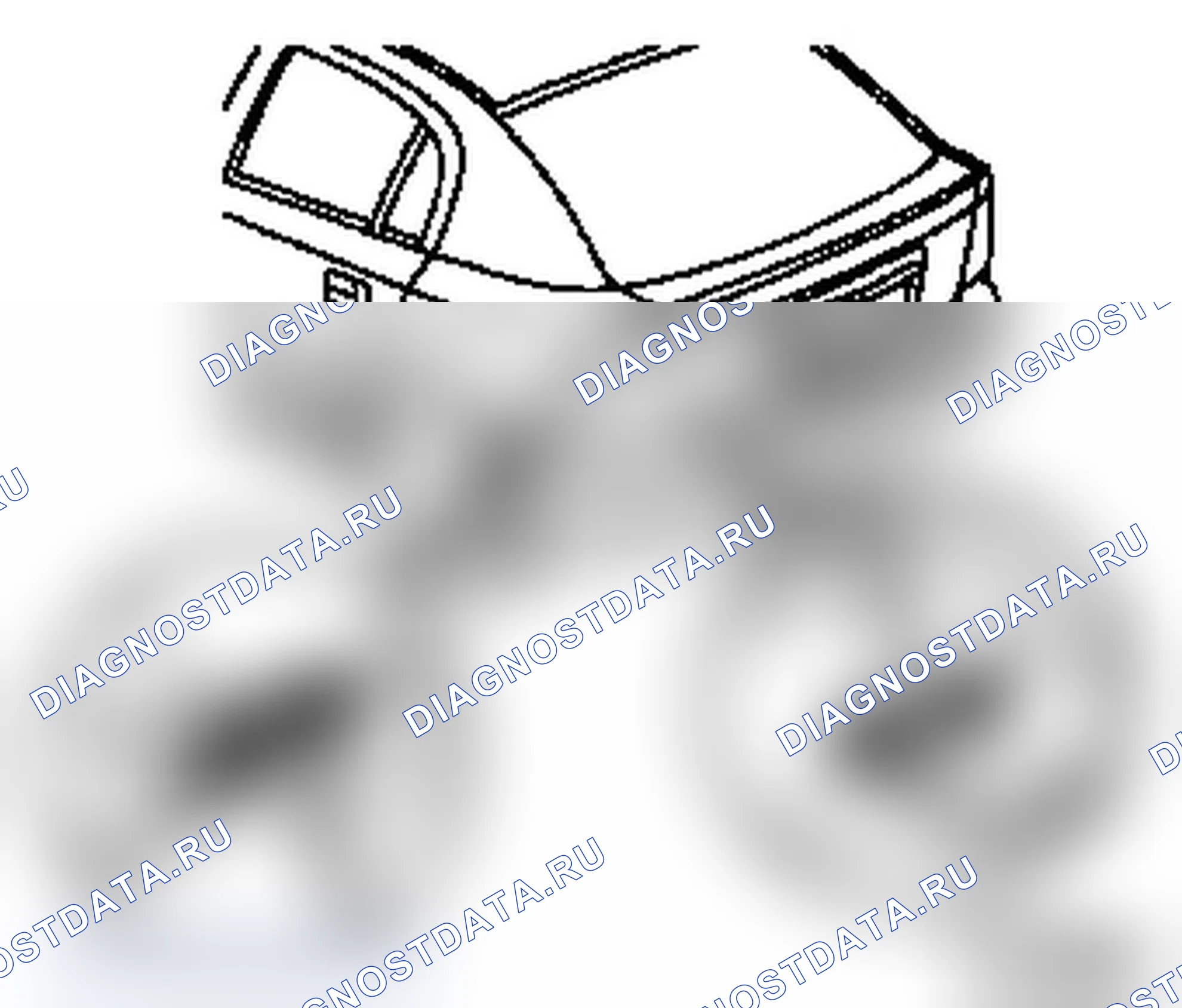Демонтаж и монтаж задней откидной двери (модели F08, F48). Opel Astra G