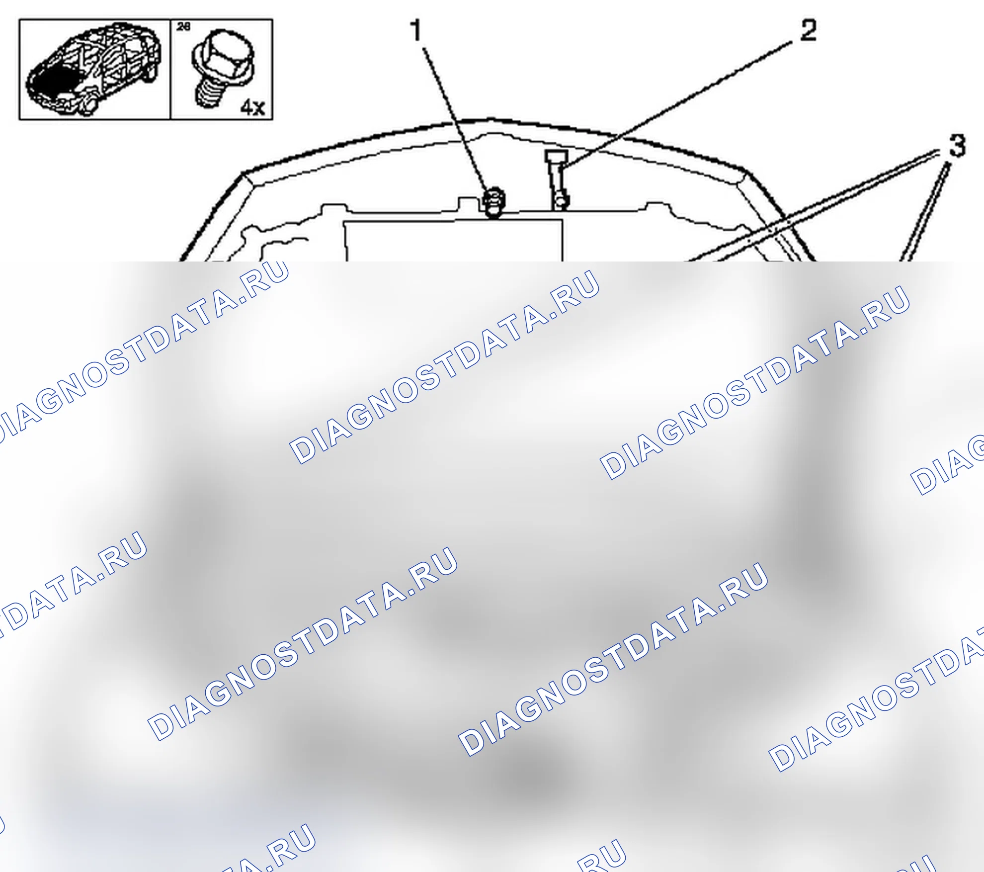 Капот двигателя. Opel Astra H