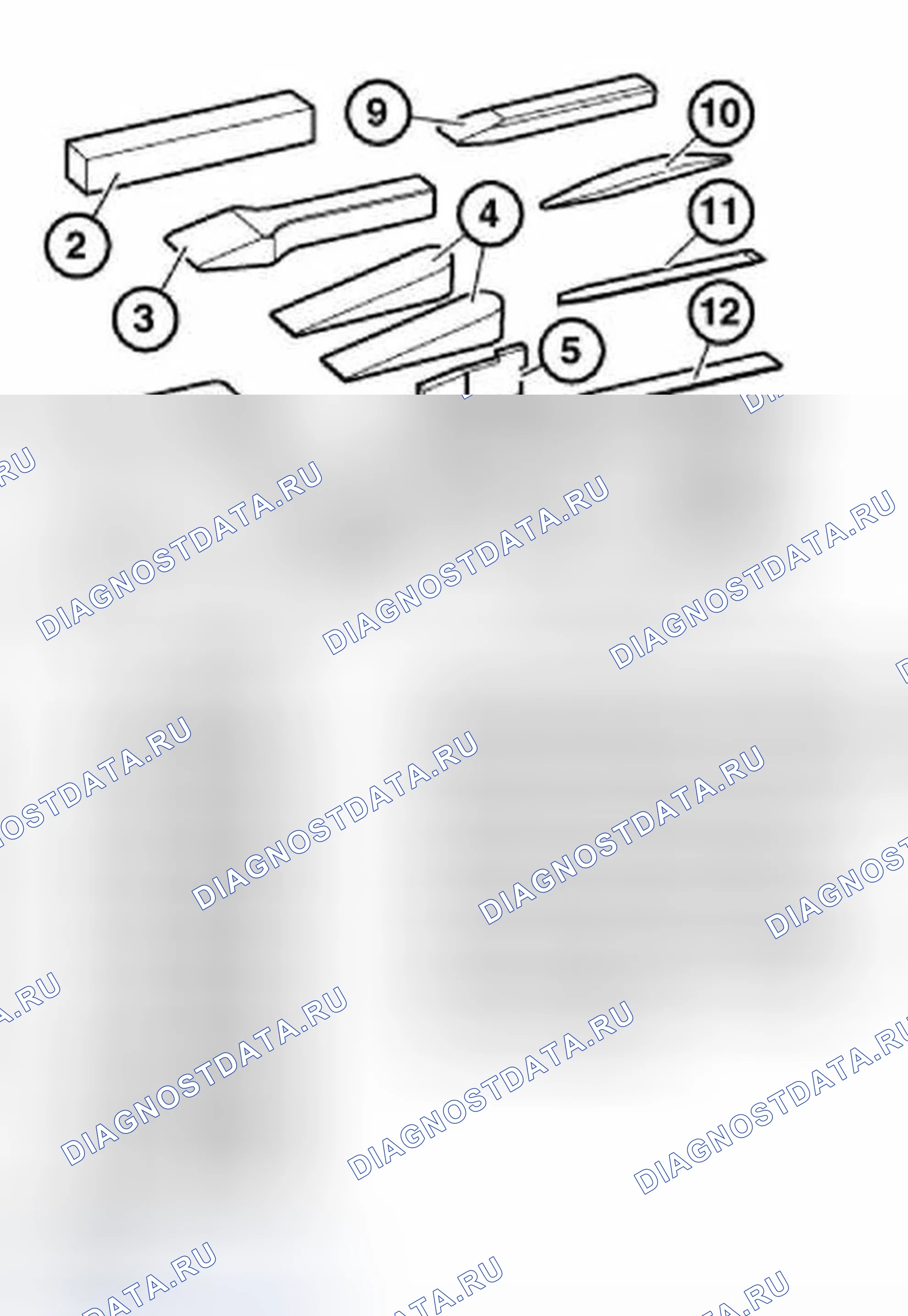 Рис. 108: Минимальный набор: Механические инструменты. BMW X5 E53