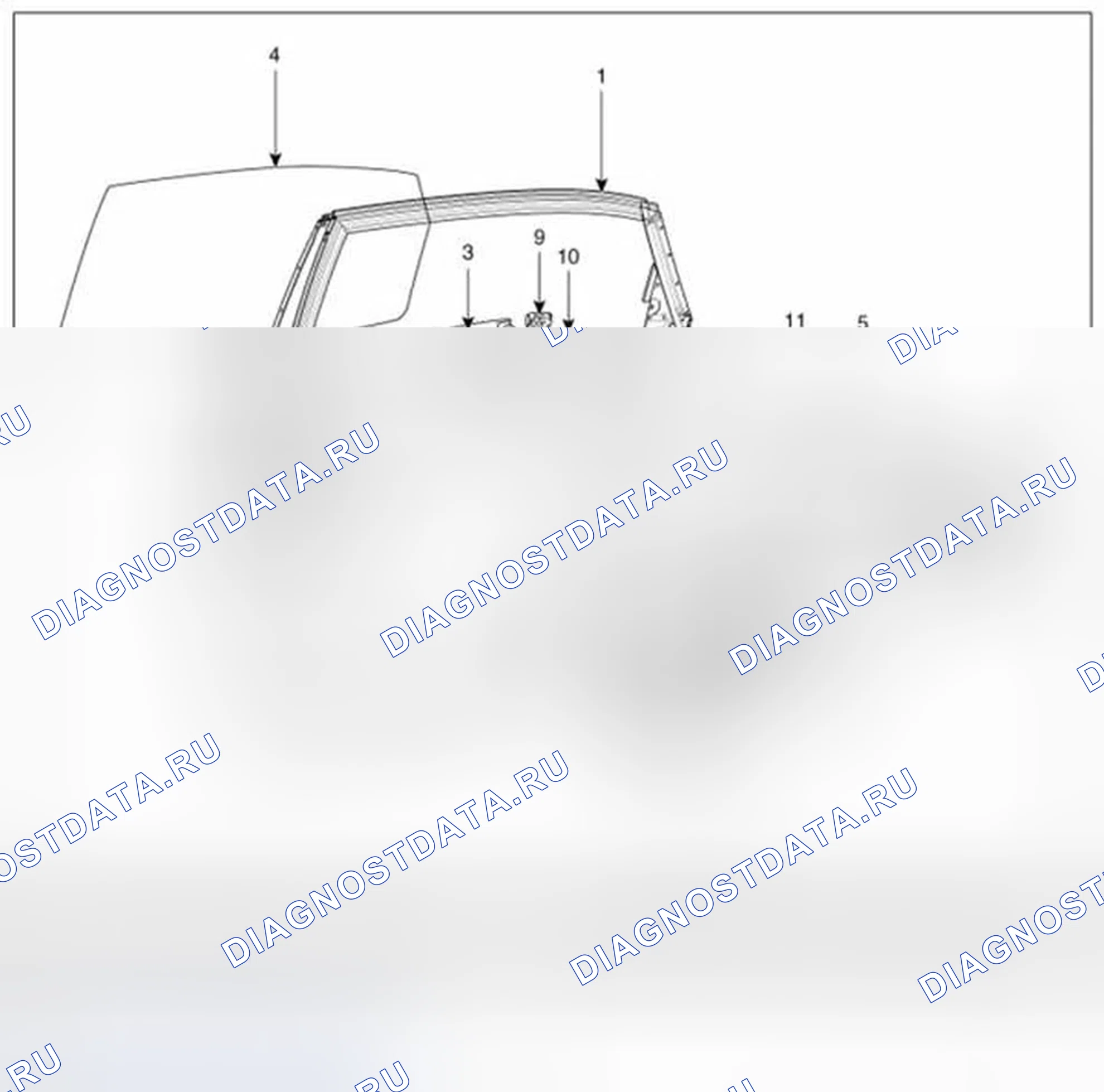 Рис. 4: Компоненты. Hyundai Equus II