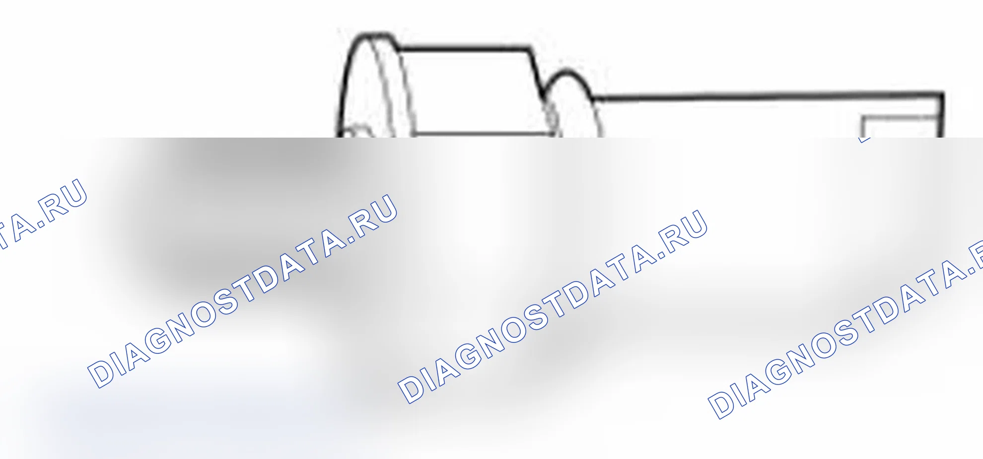 Рис. 49: Датчик давления в топливопроводе (FRP). Ford Escape III