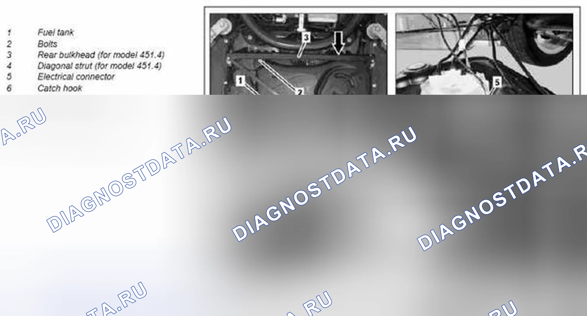 Рис. 66: Демонтаж / монтаж датчика давления в топливном баке - AR47.50-P-0050MCU. Kia Soul I