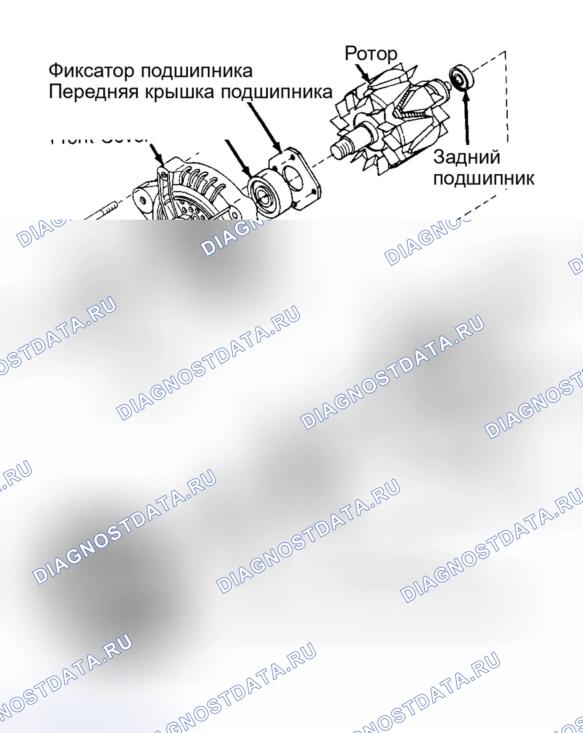 Рис. 1: КАПИТАЛЬНЫЙ РЕМОНТ системы зарядки электрооборудования. Subaru SVX I