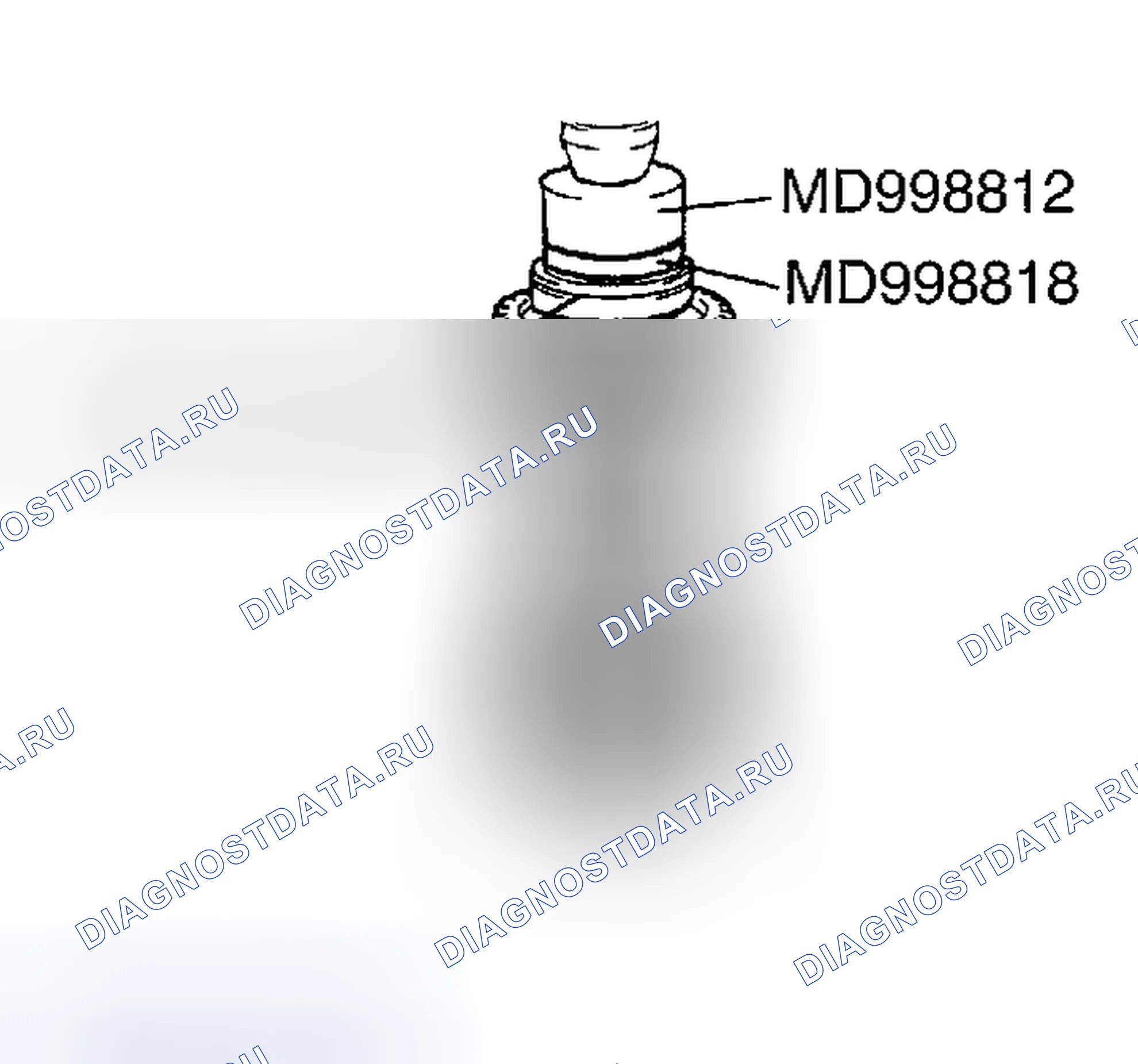 Рис. 124: > > R < < МОНТАЖ ШАРИКОПОДШИПНИКА. Chrysler Sebring II рестайлинг