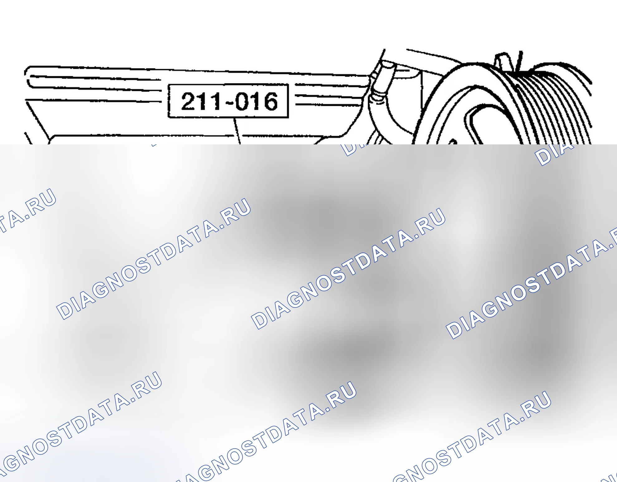 Рис. 22: Пункт 17: Примечание по снятию шкива. Ford Explorer III