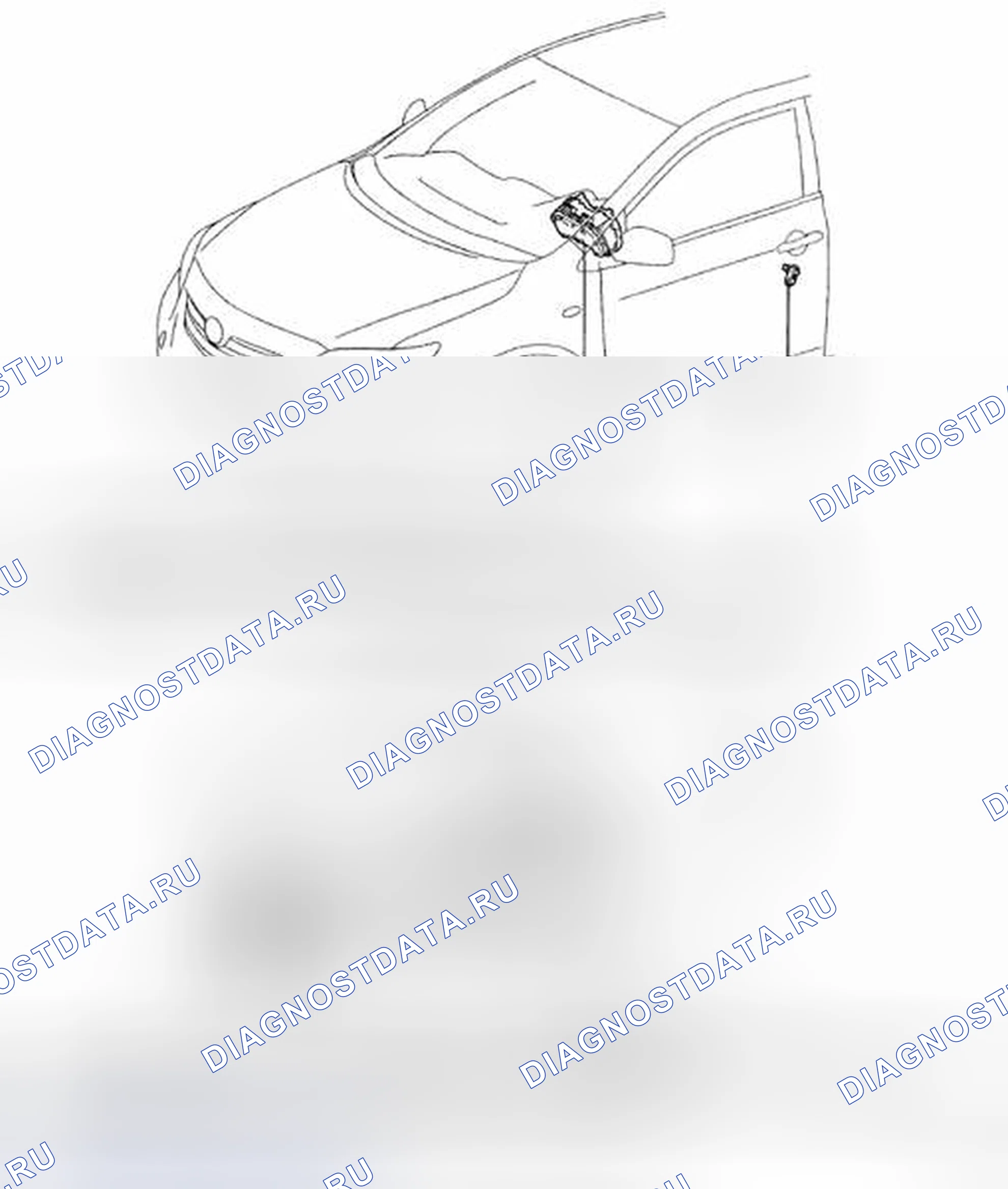 Рис. 160: РАСПОЛОЖЕНИЕ ДЕТАЛЕЙ. Toyota Corolla X