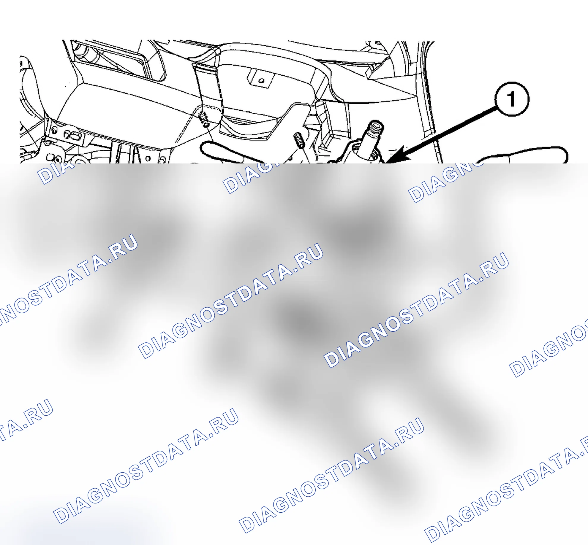Рис. 4: ОПИСАНИЕ - РУЛЕВАЯ КОЛОНКА. Dodge Caravan IV