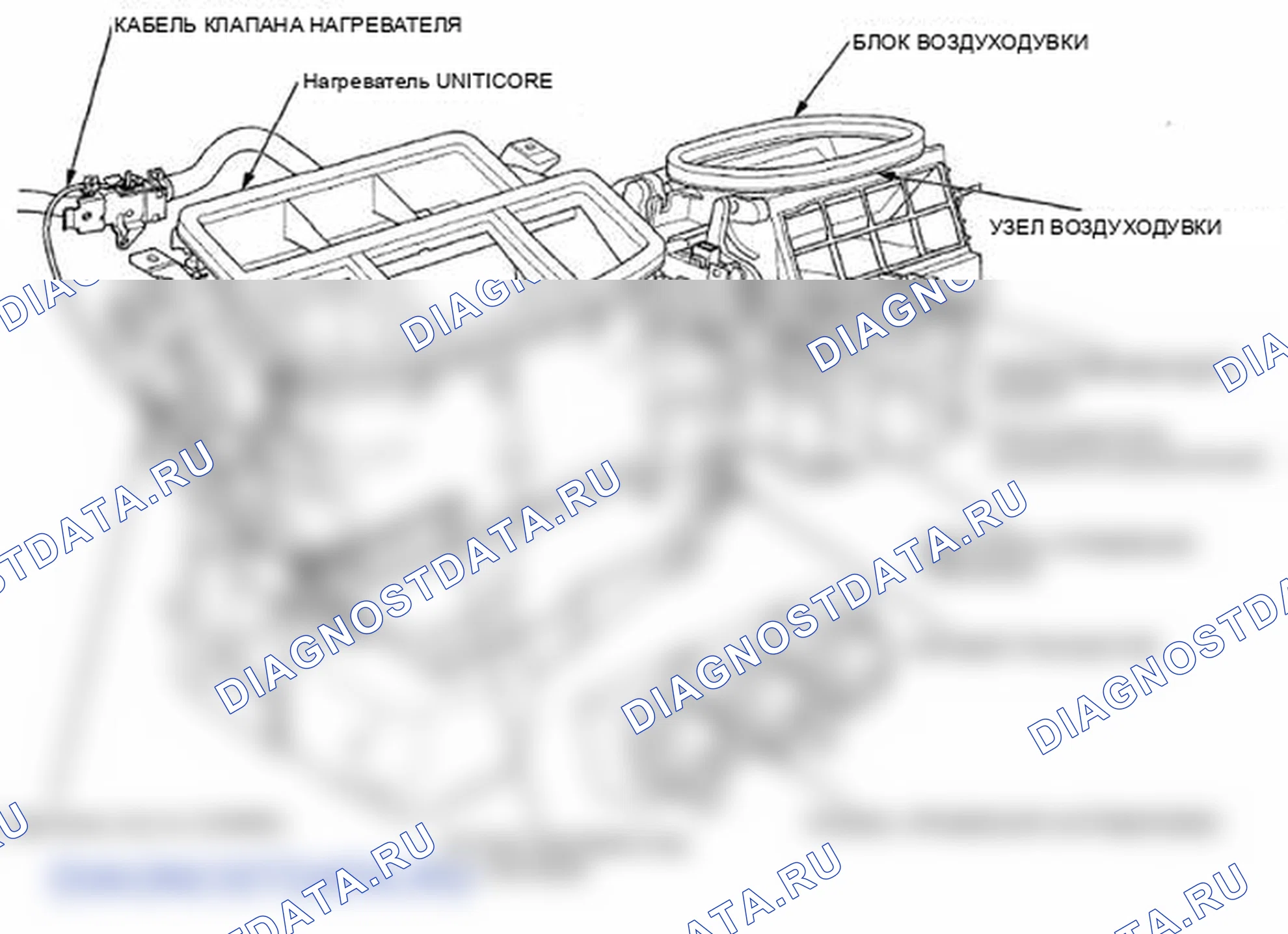 Рис. 2: Индекс расположения компонентов. Honda Element YH2 рестайлинг 2