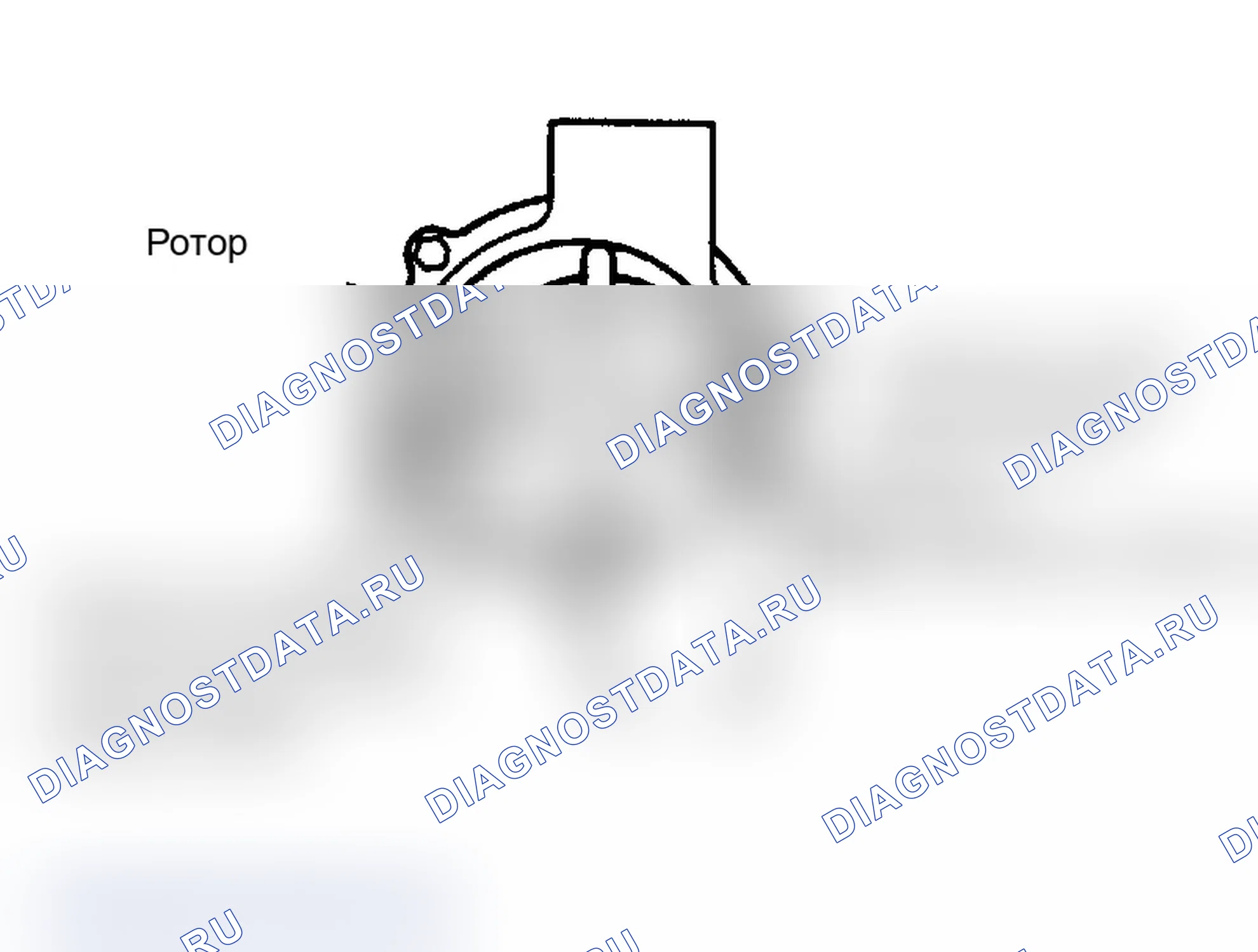 Рис. 4: Установка вакуумного насоса. Mazda 626 GC