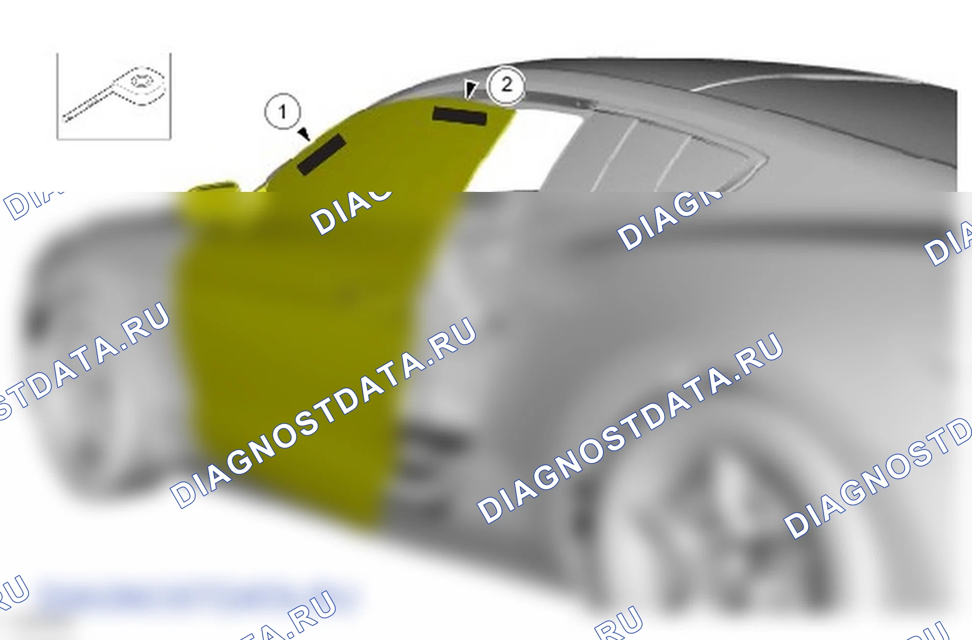 Регулировка стекла дверного окна. Ford Mustang VI