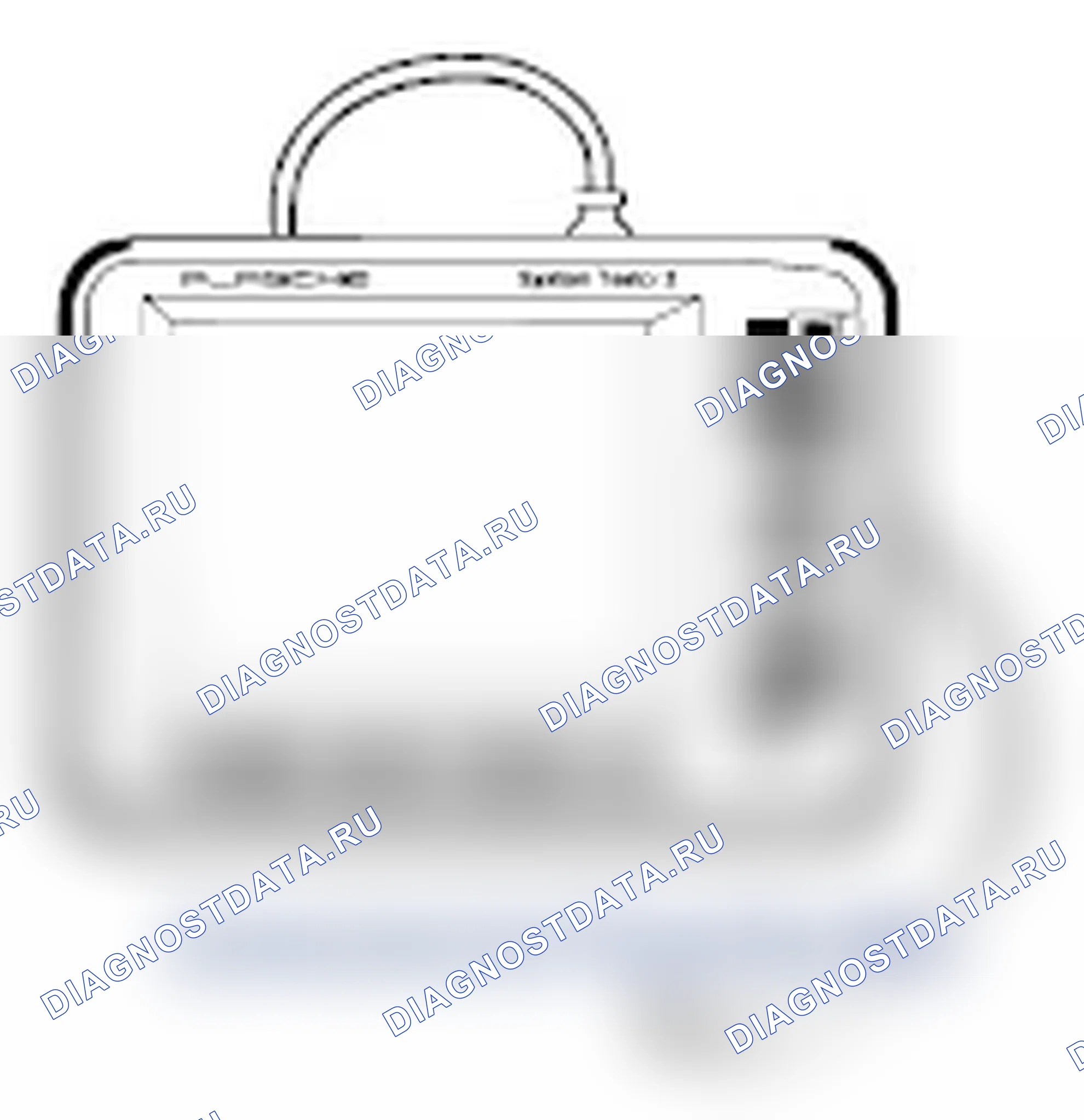 Рис. 2: Тестер системы Porsche II № 9588. Porsche Cayenne S I