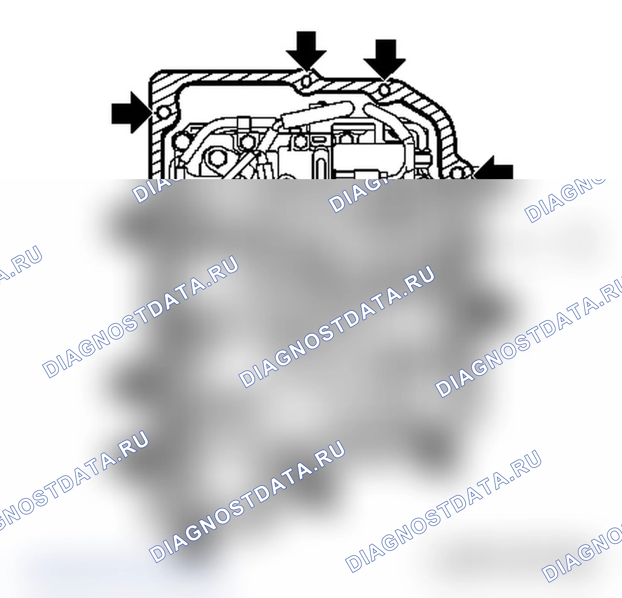 Демонтаж и монтаж корпуса клапана (коробка передач установлена) (AF 40). Opel Zafira B