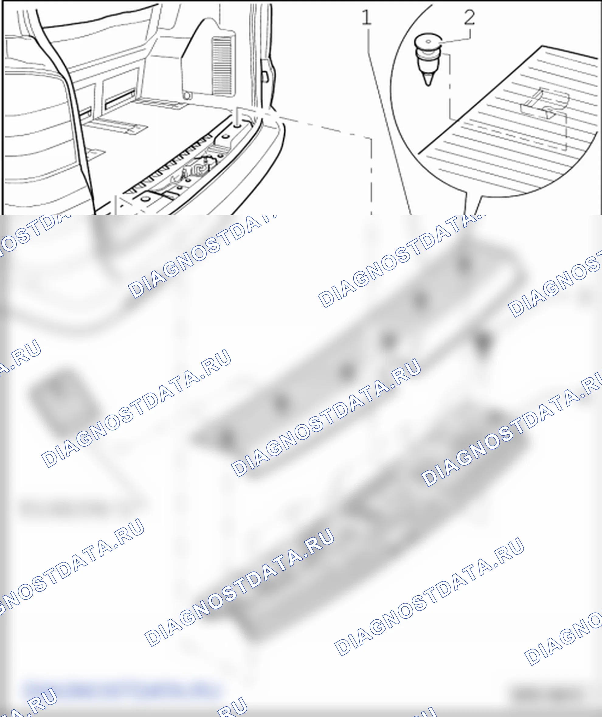 Облицовки багажно-грузового отсека. Volkswagen Transporter T5